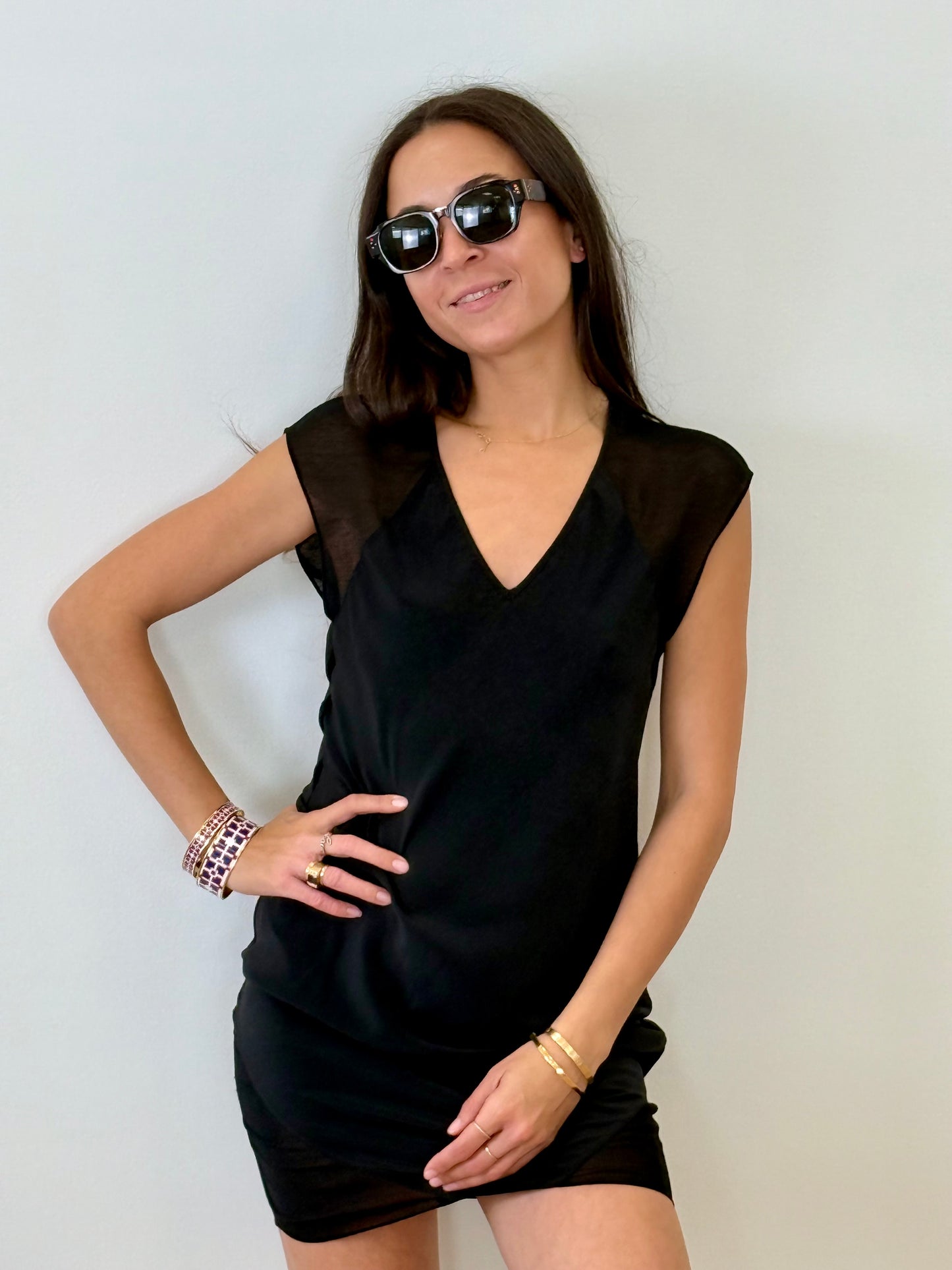 Alexander Wang Shift Dress - Black (Size XS)