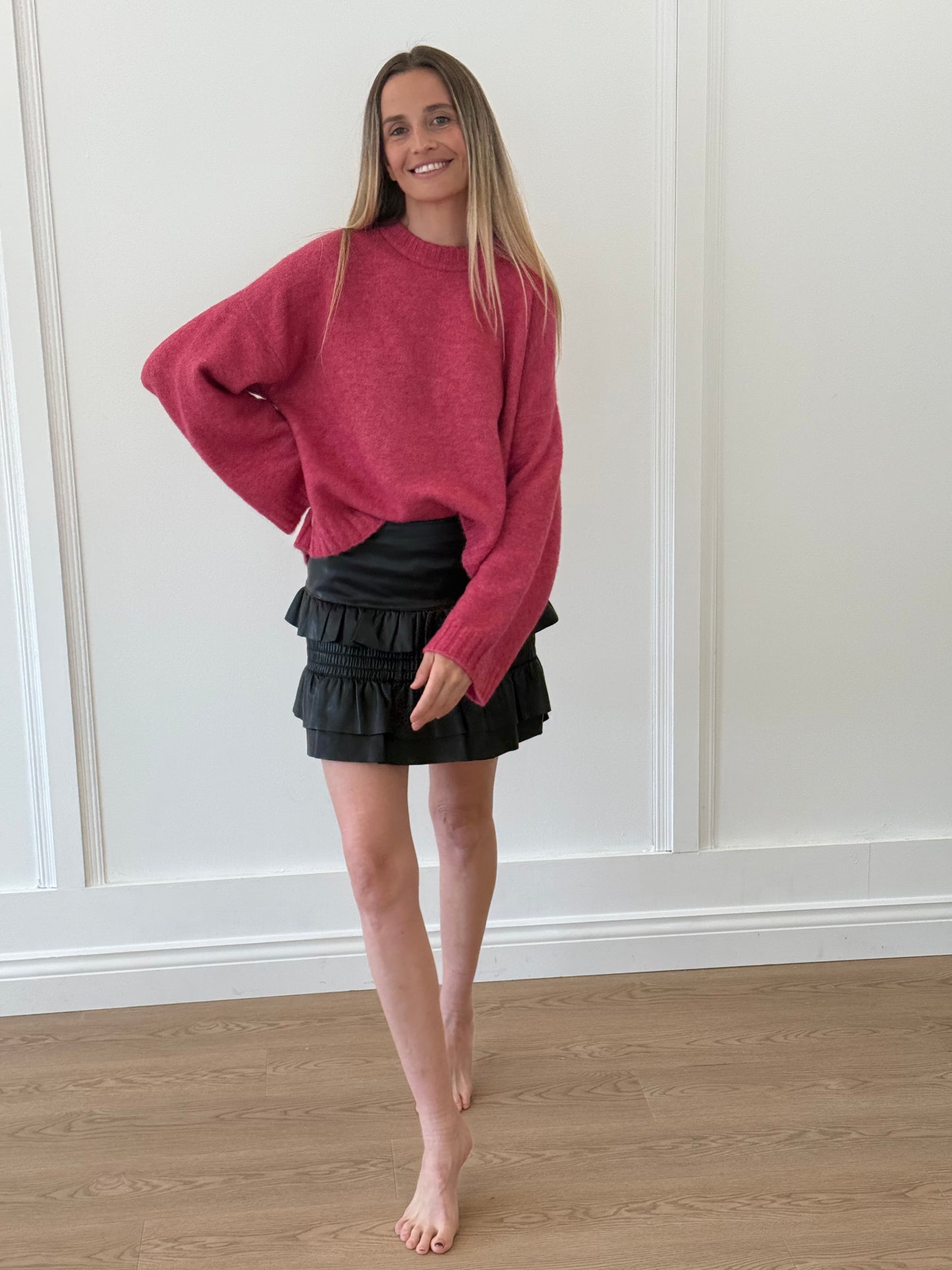 Maison & Montagut Brune Cashmere Jumper - Pink (Medium)