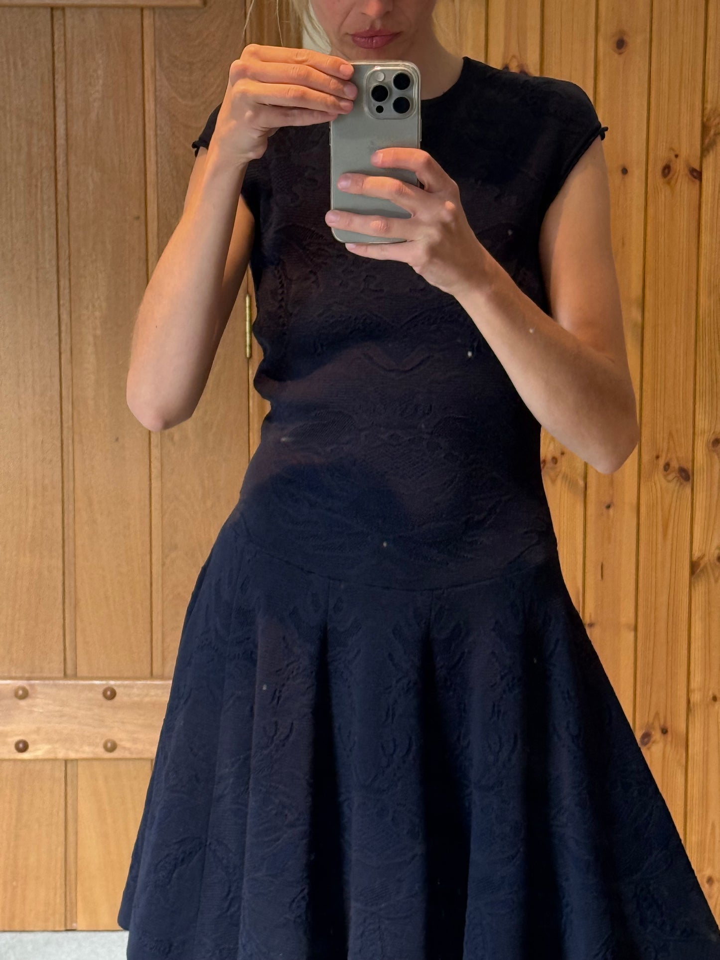 Alexander McQueen Wool Dress – Size S (Sample)