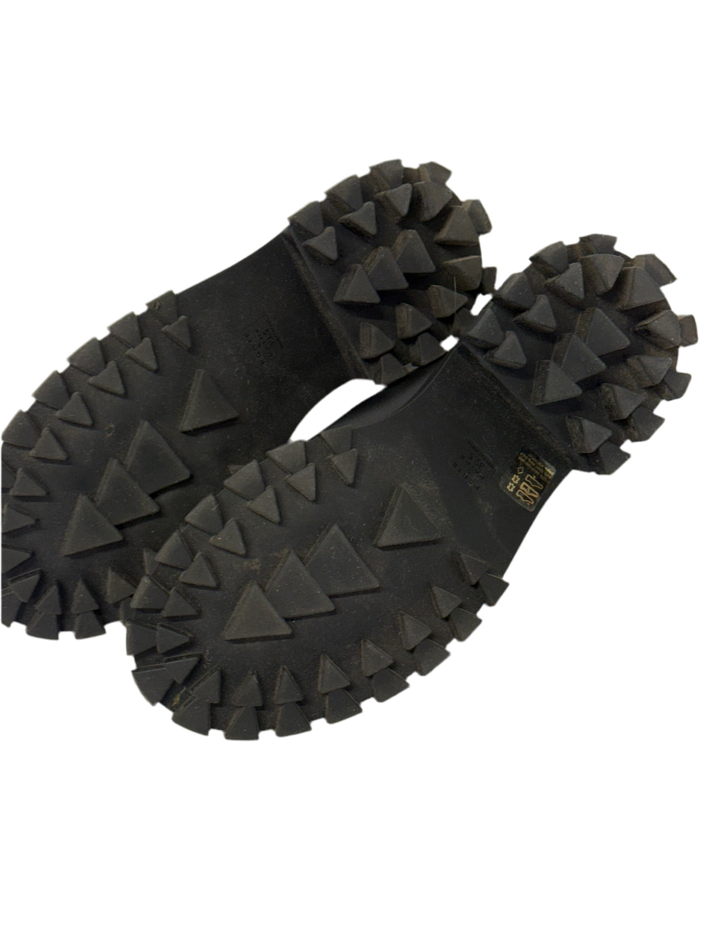 Porte & Paire Chunky Lug Sole Mule - Black (39.5)