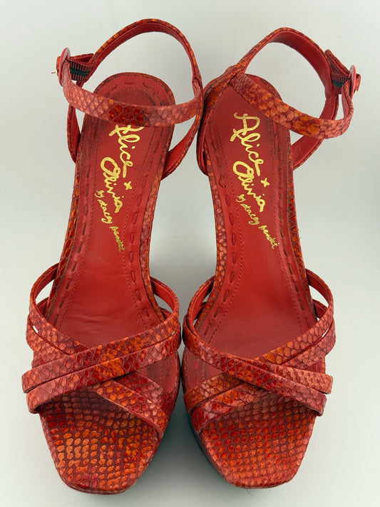 Alice and Olivia by Stacey Bendet Platform - Red (Size 38)