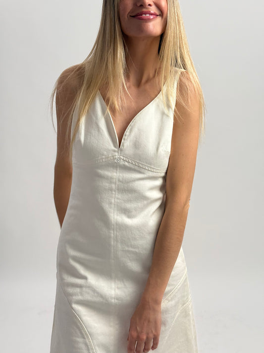 Chanel Denim Tennis Dress - White (FR 36)