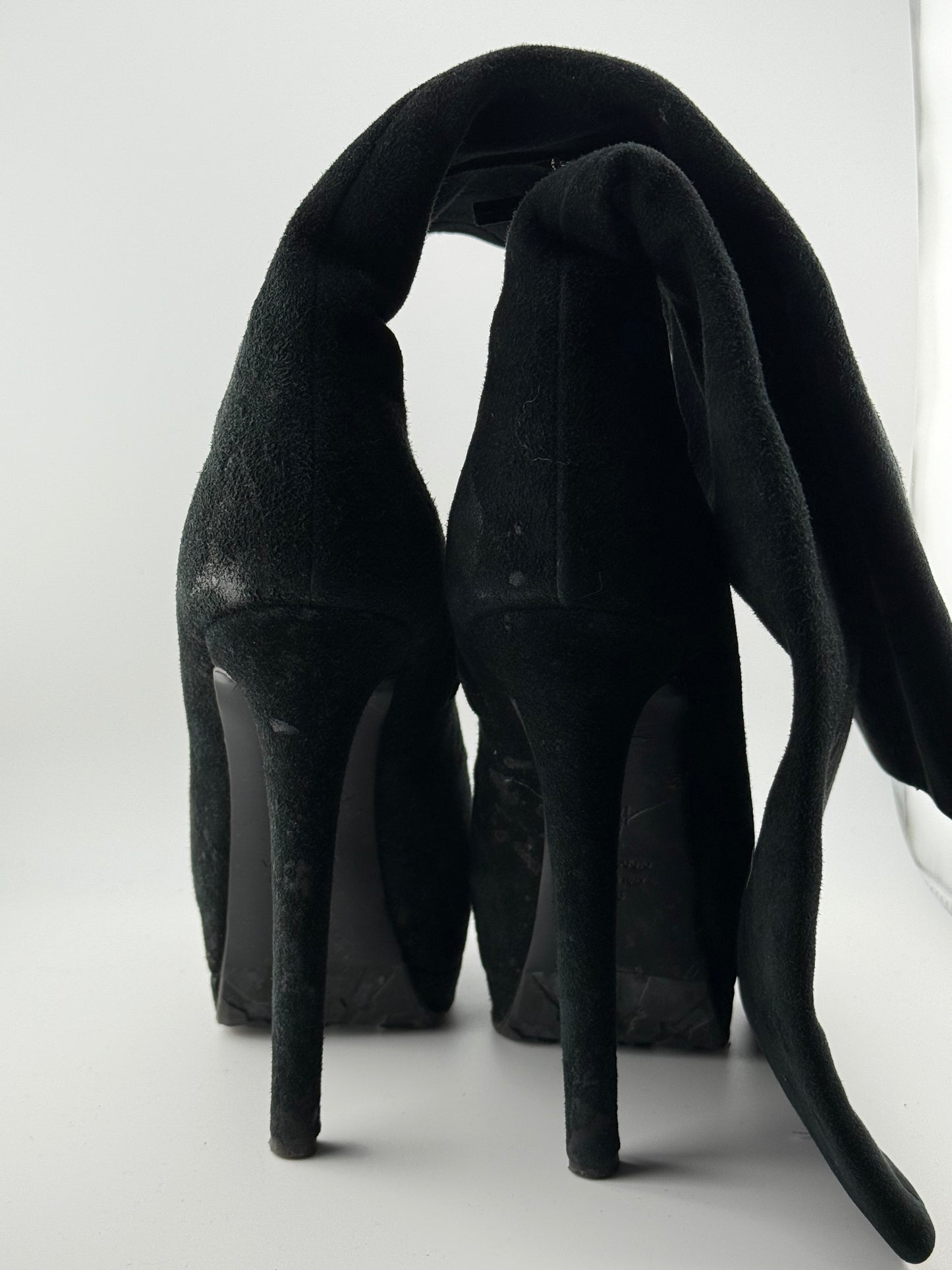 Giuseppe Zanotti Heeled Knee High Suede Boots (EUR 38)