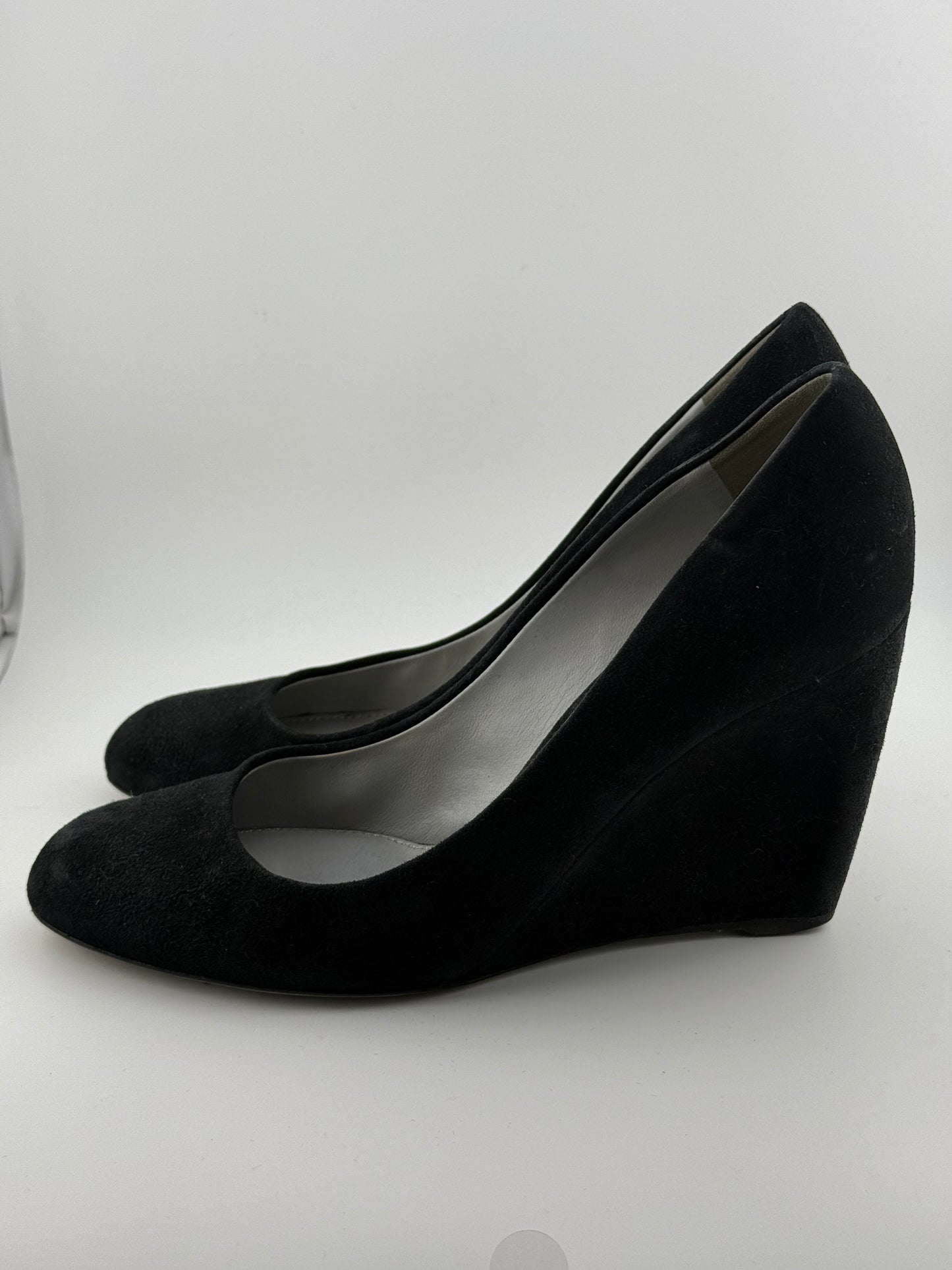 Miu Miu Wedged Court Shoes - Black (Size 39)
