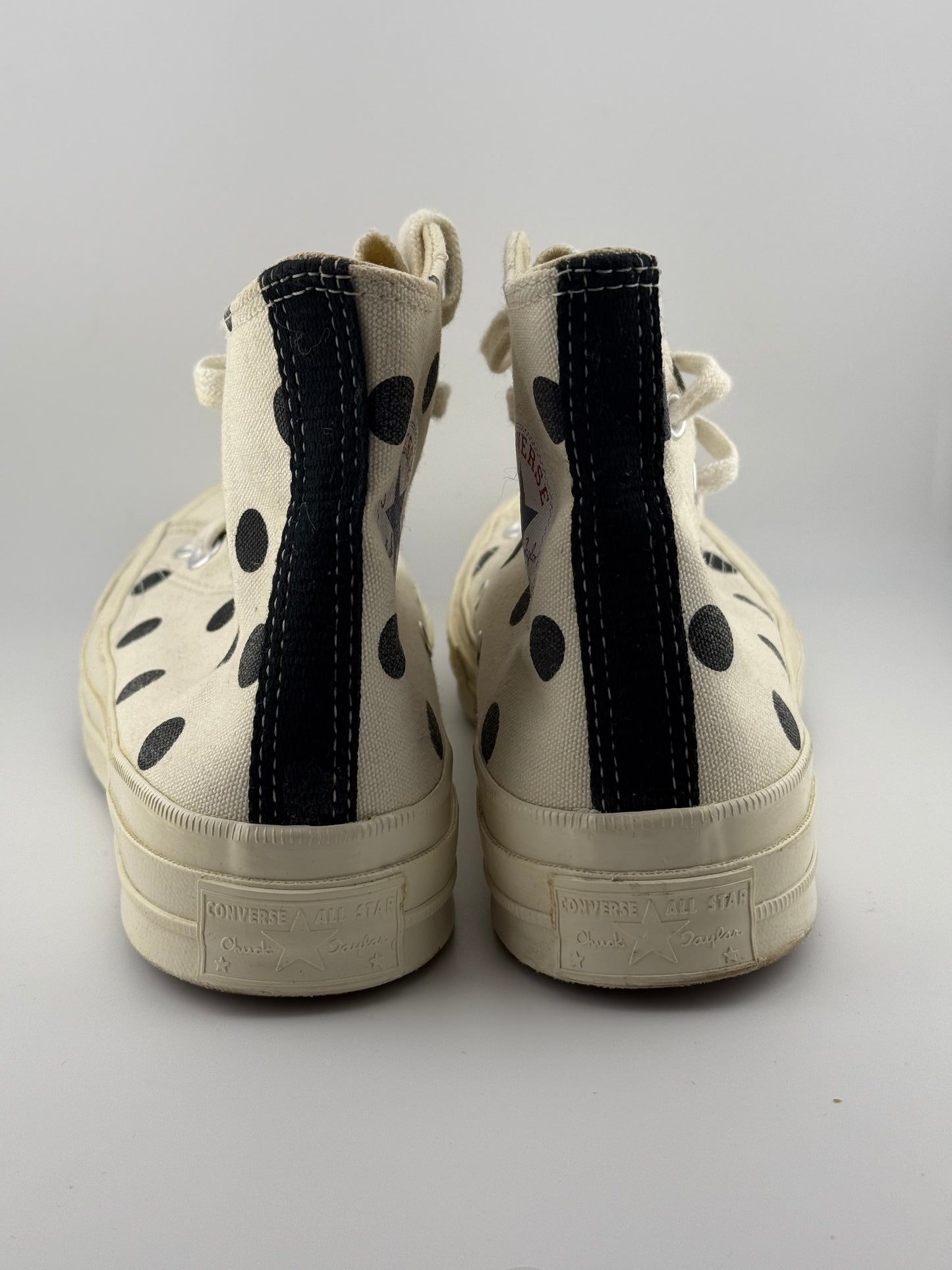 Comme des Garçons X Converse High Top - Polka Dot (UK 6)