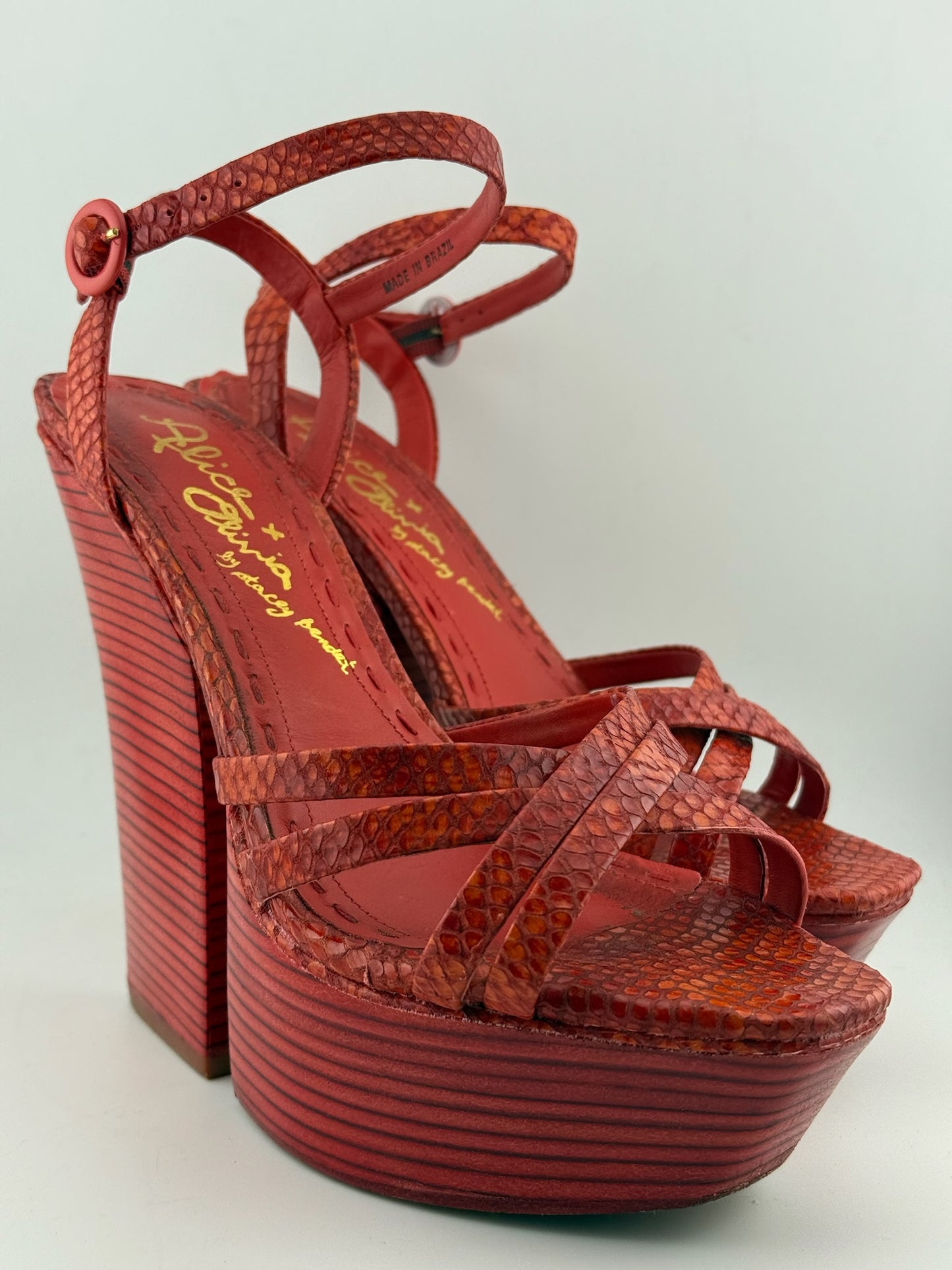 Alice and Olivia by Stacey Bendet Platform - Red (Size 38)