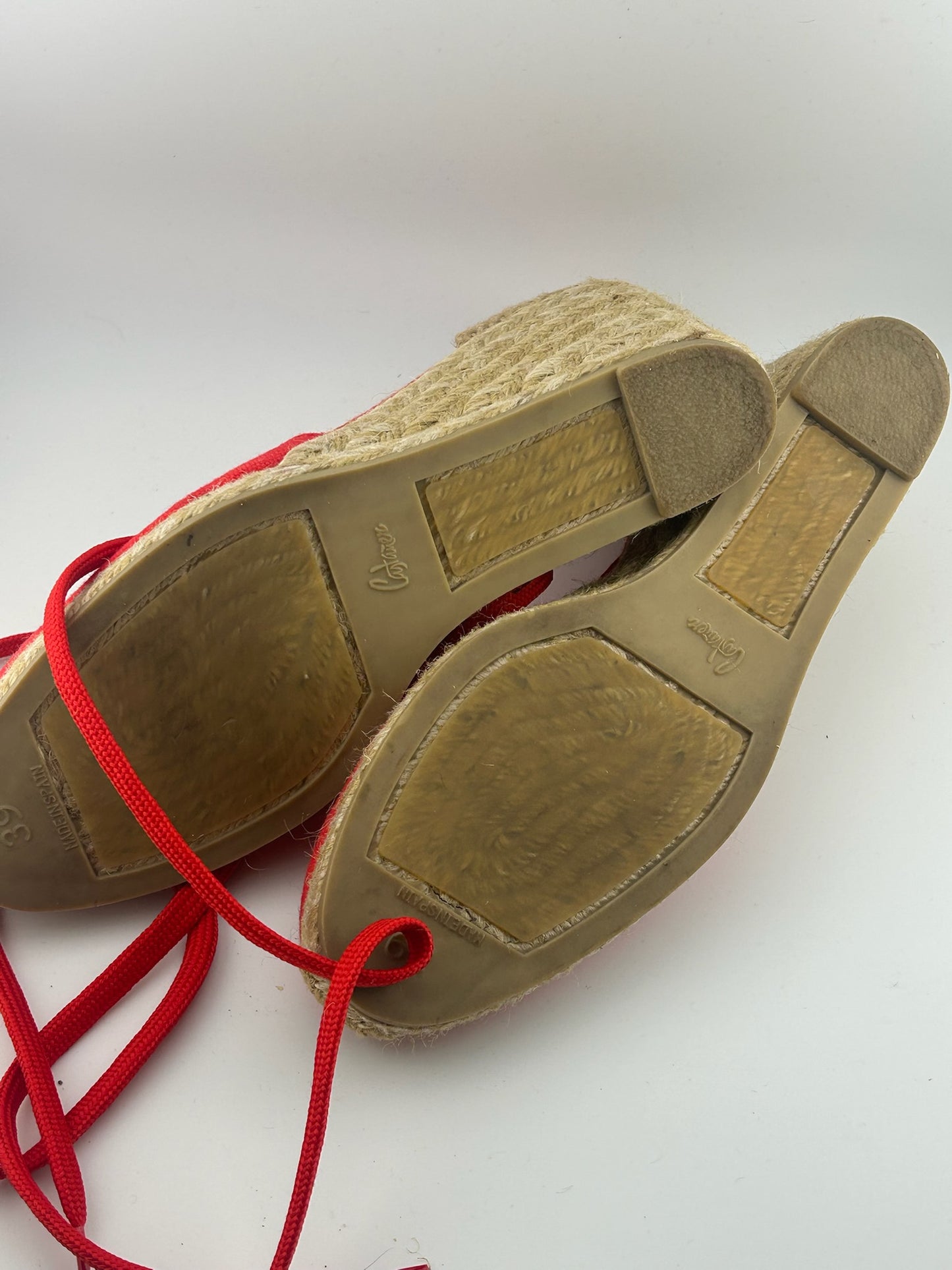 Castaner Wedges - Red (Size 39)