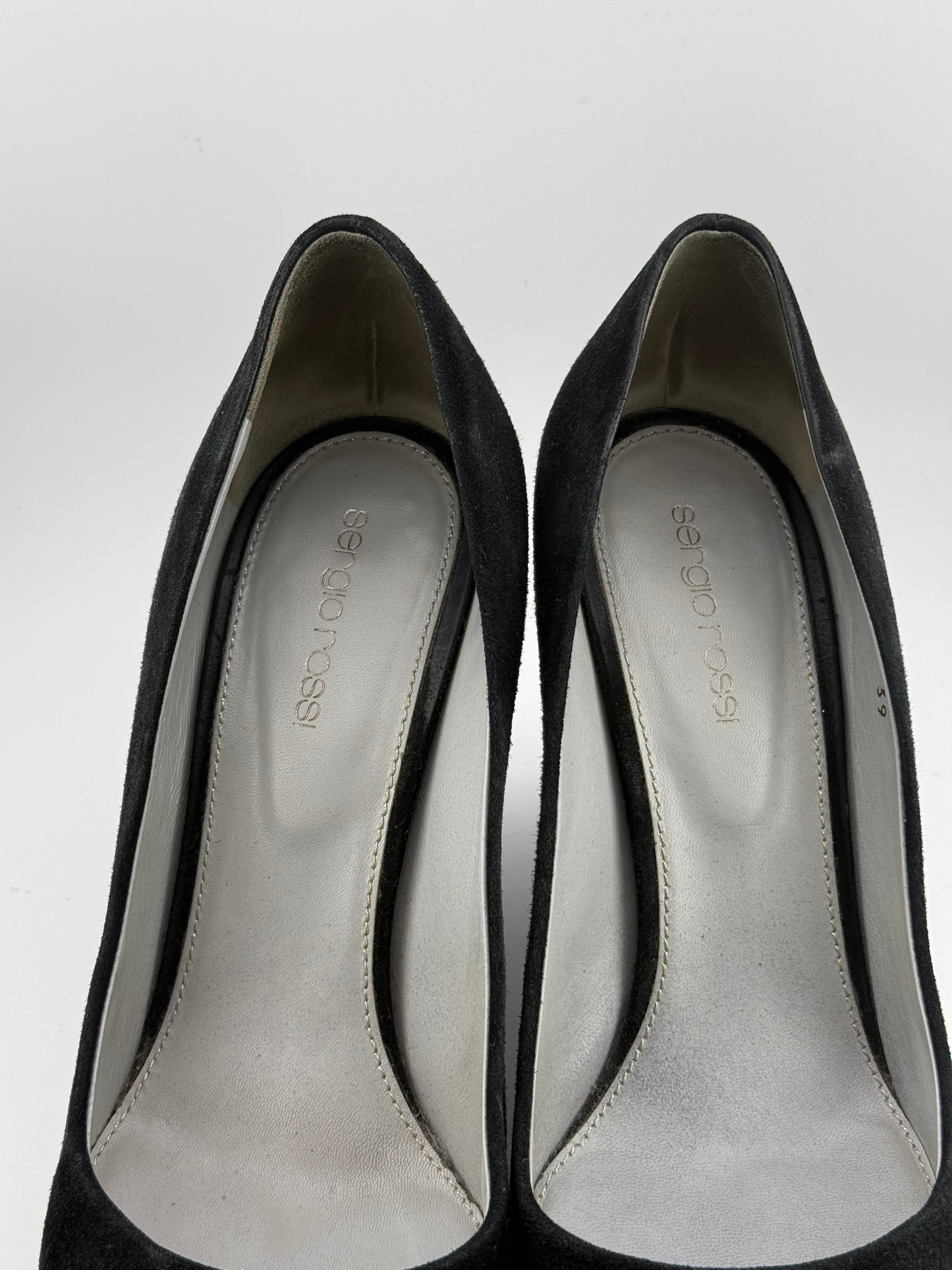 Miu Miu Wedged Court Shoes - Black (Size 39)