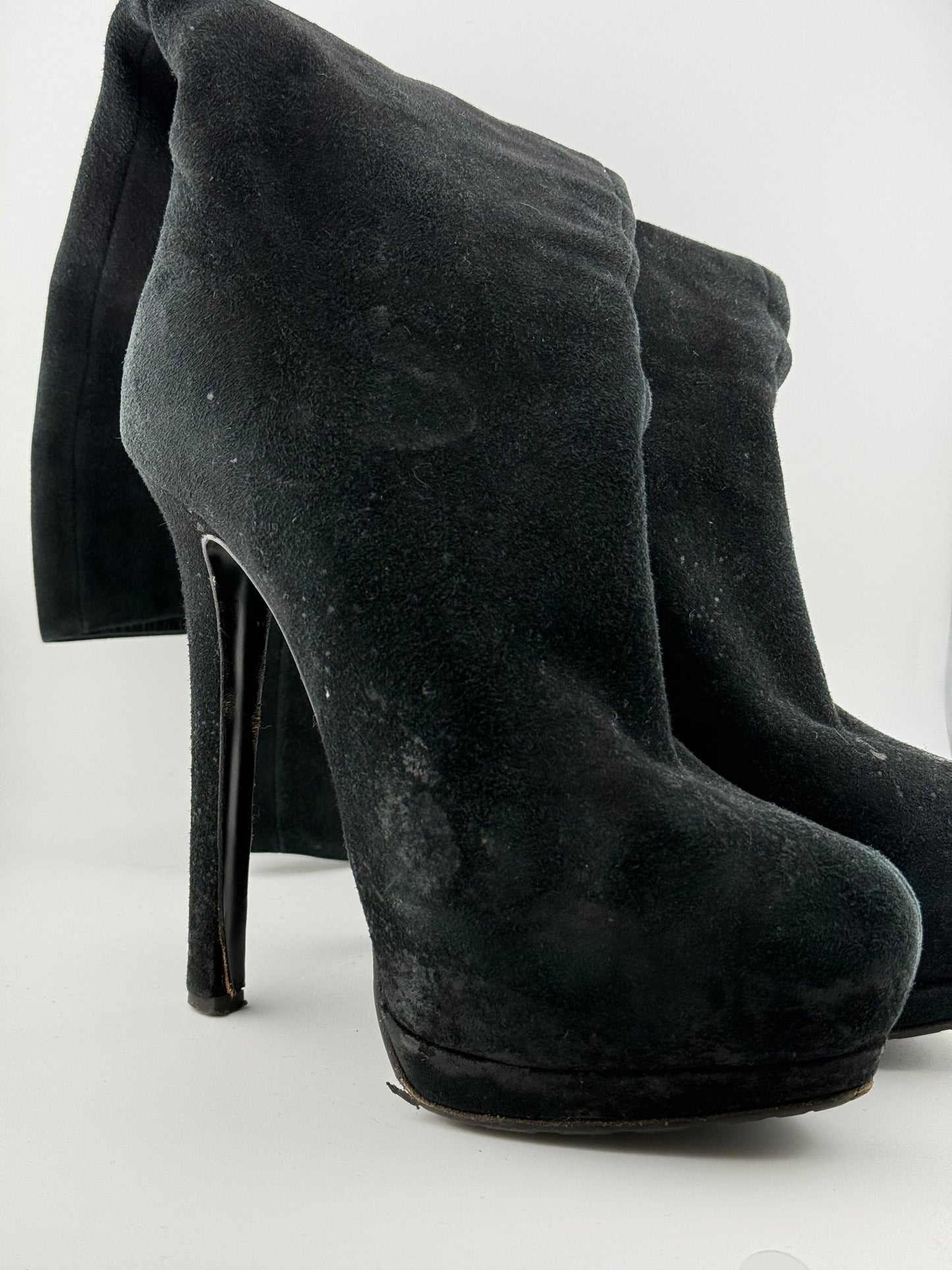 Giuseppe Zanotti Heeled Knee High Suede Boots (EUR 38)