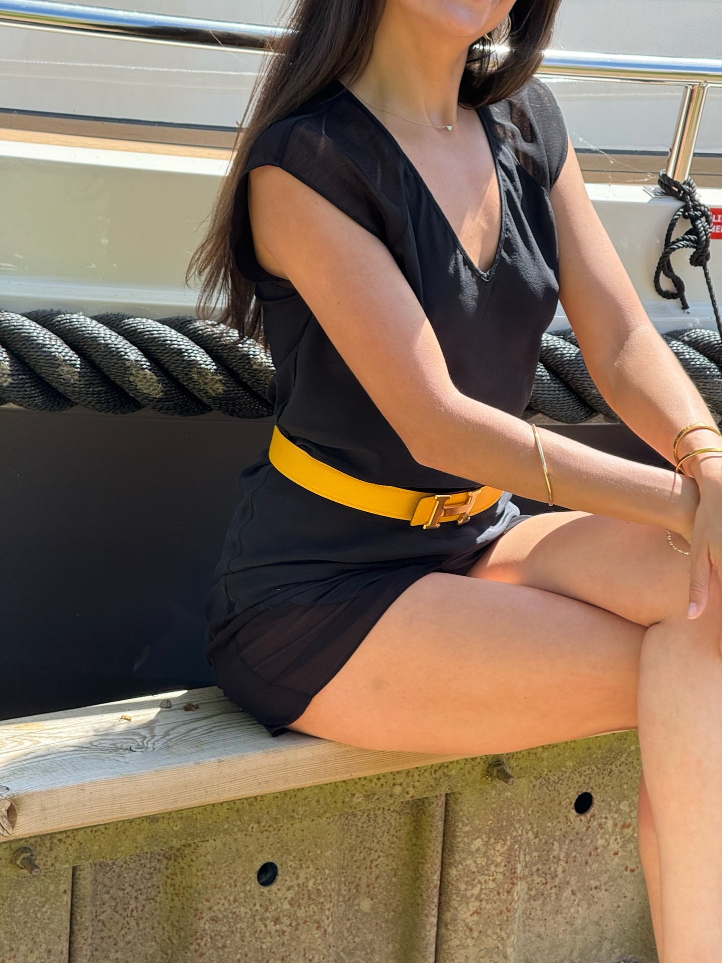 Alexander Wang Shift Dress - Black (Size XS)