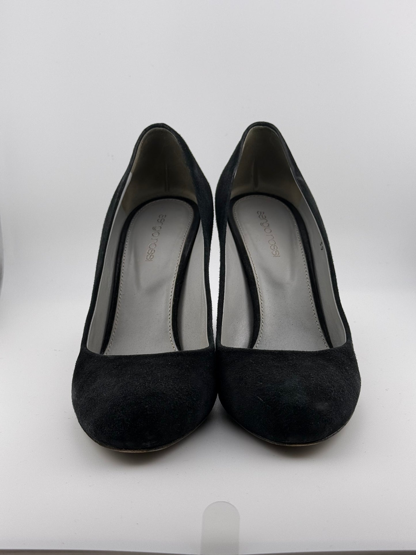 Miu Miu Wedged Court Shoes - Black (Size 39)