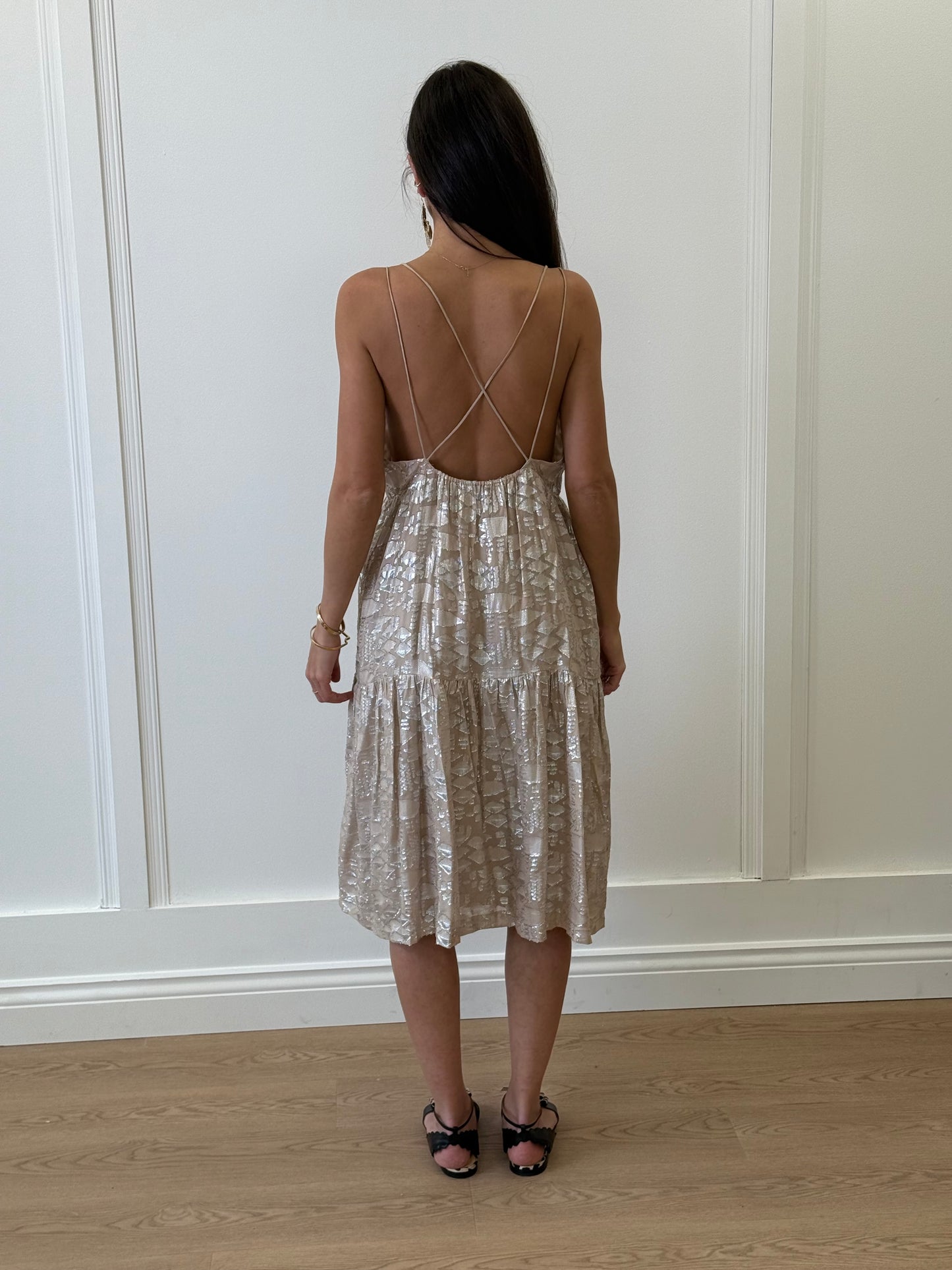Gestuz Dress - Silver (Size 34)