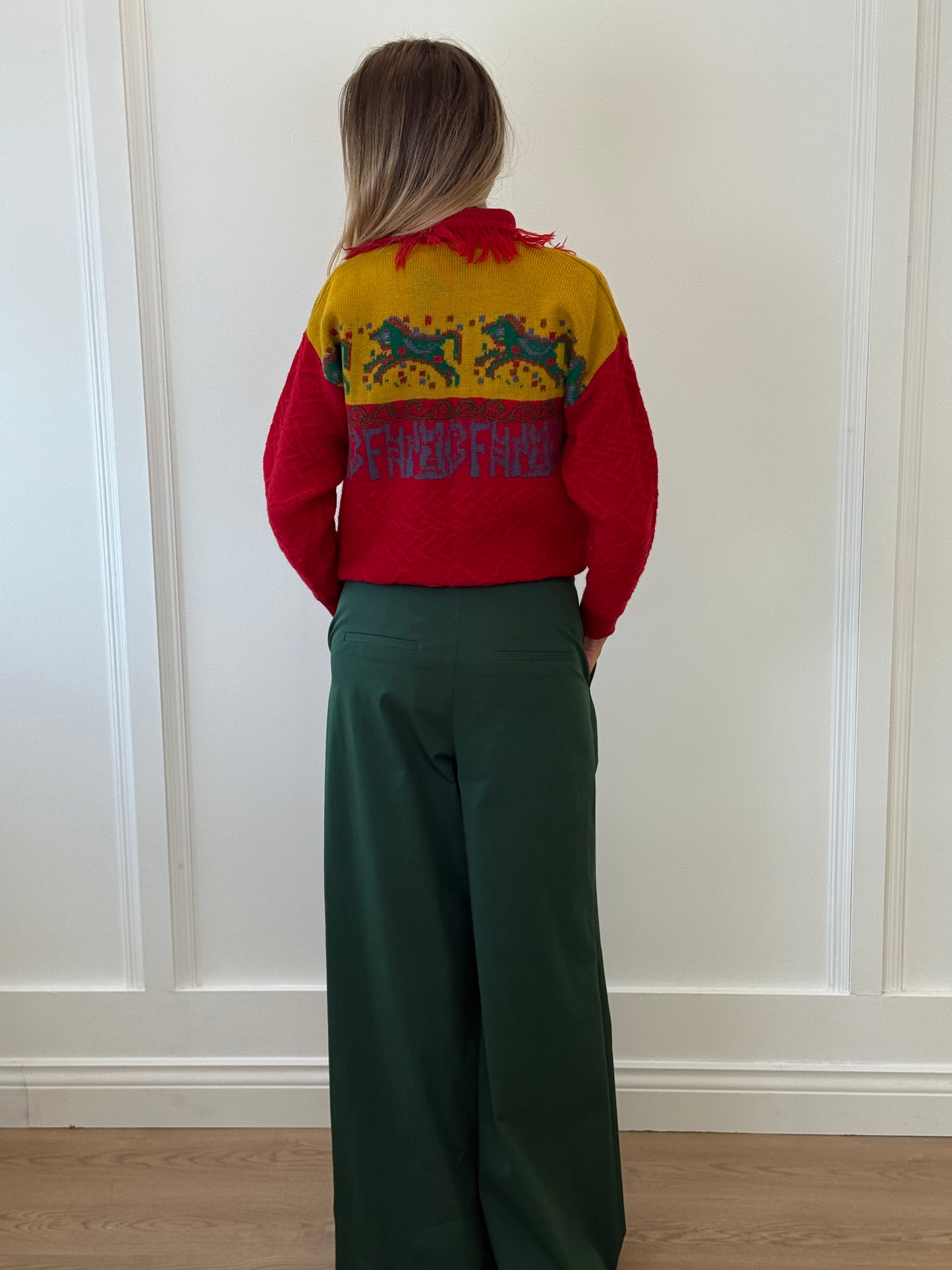 Veronica Beard Green Suit Trousers with Belt (6 UK S)