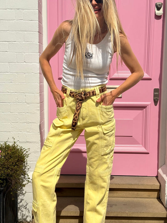 Isabel Marrant Yellow Combat Trousers