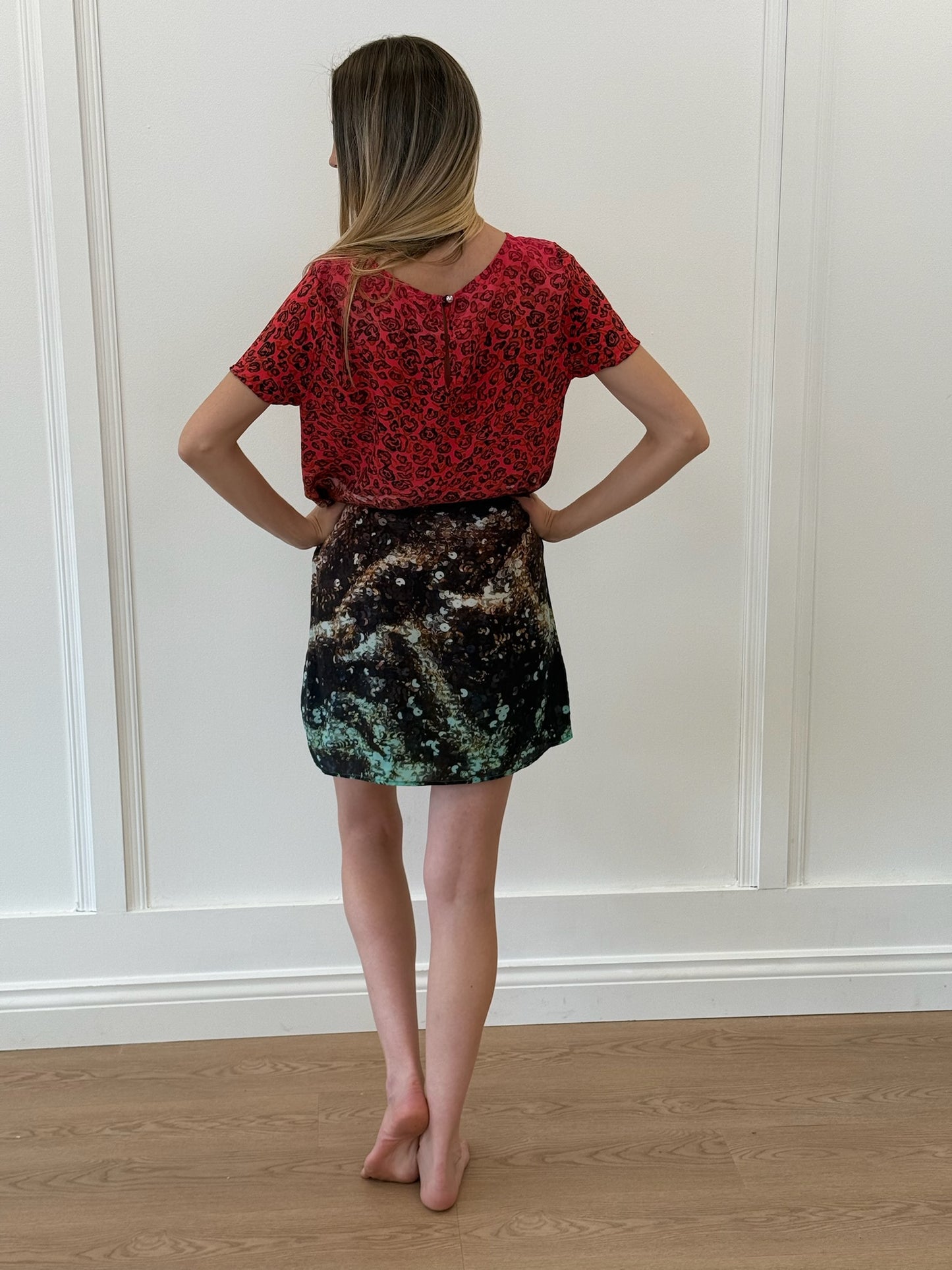 Deetz Multi Leopard Dress - Multi Leopard (S/M)