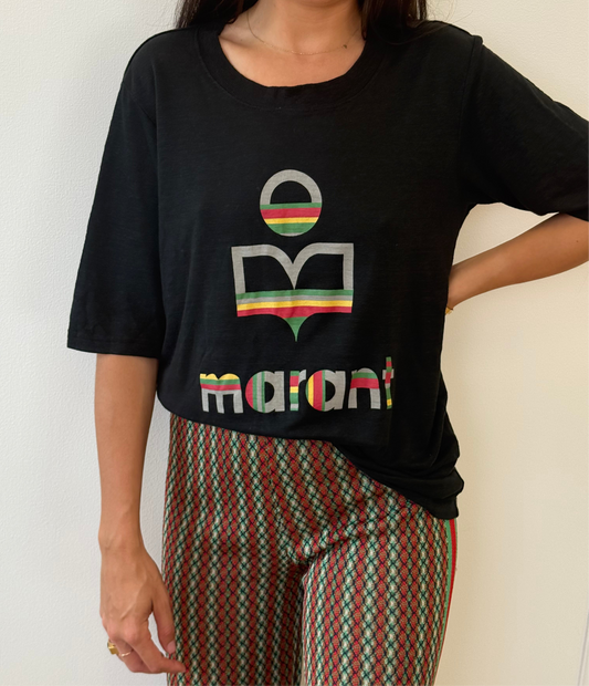 Isabel Marant Black Tee – Size XS