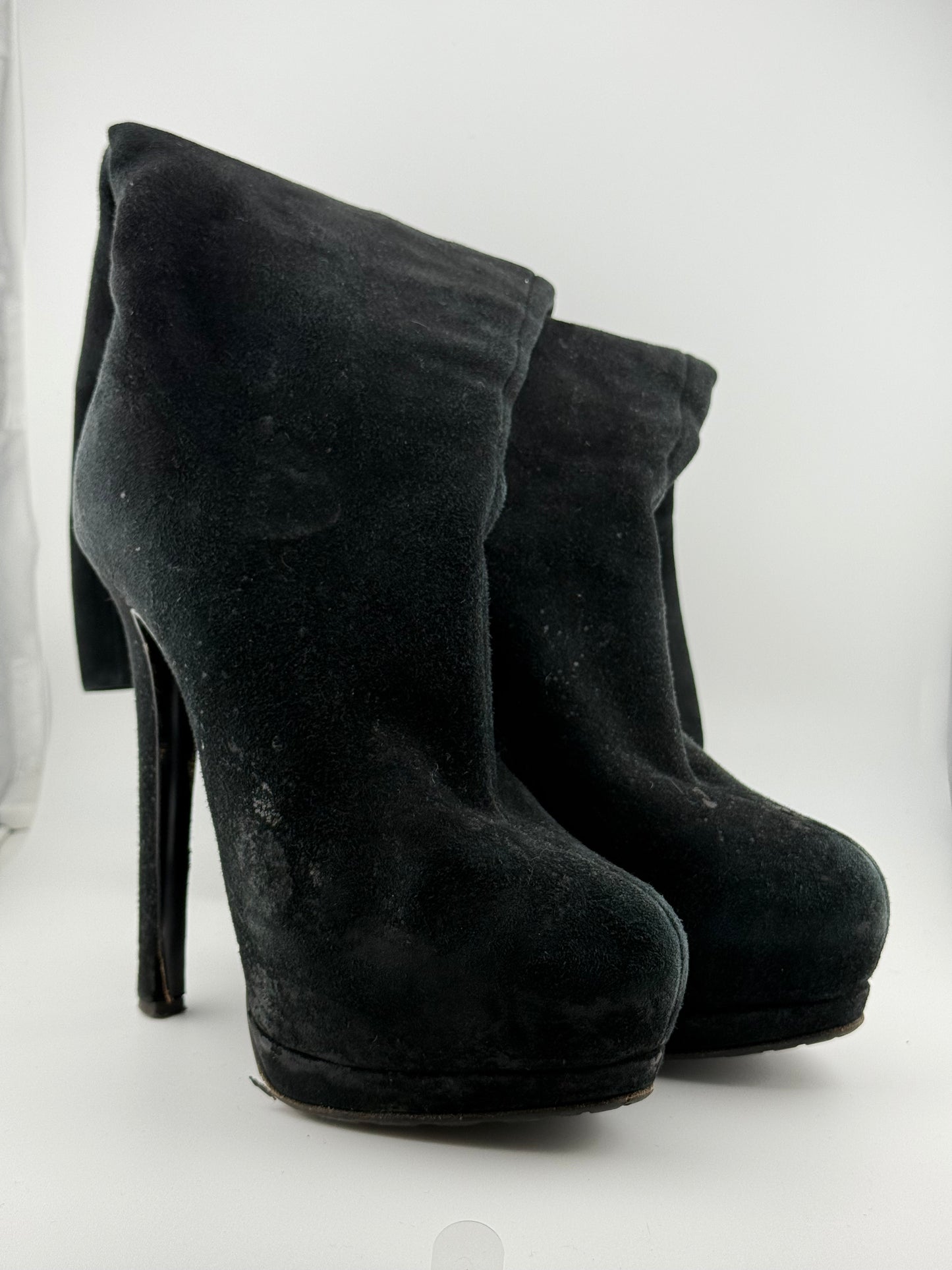 Giuseppe Zanotti Heeled Knee High Suede Boots (EUR 38)