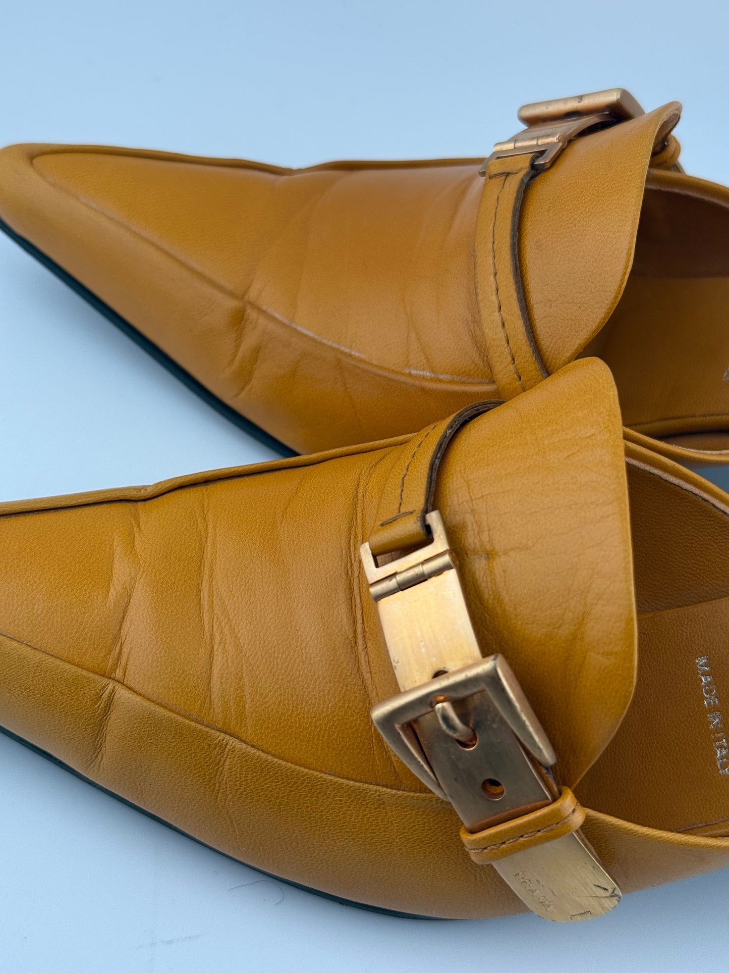 Prada Mules with Kitten Heel (EUR 36)