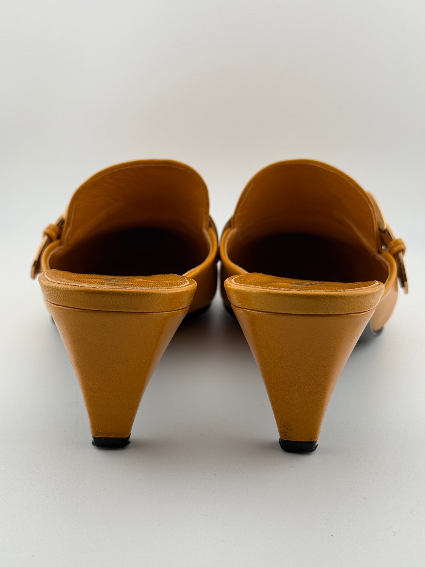 Prada Mules with Kitten Heel (EUR 36)