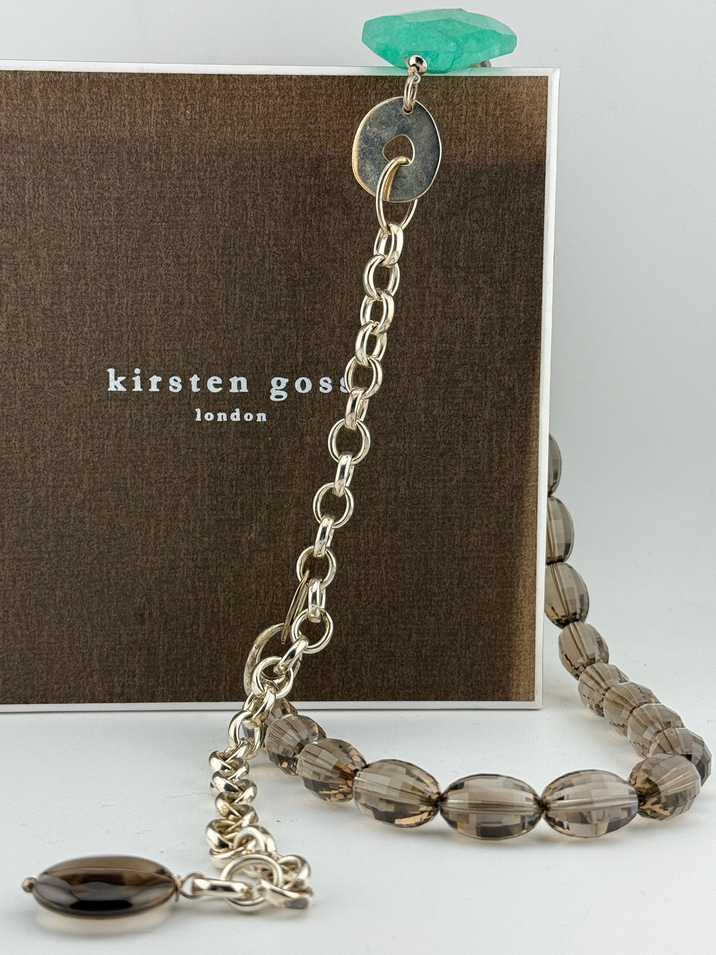 Kirsten Goss Necklace - Black/Green (O/S)