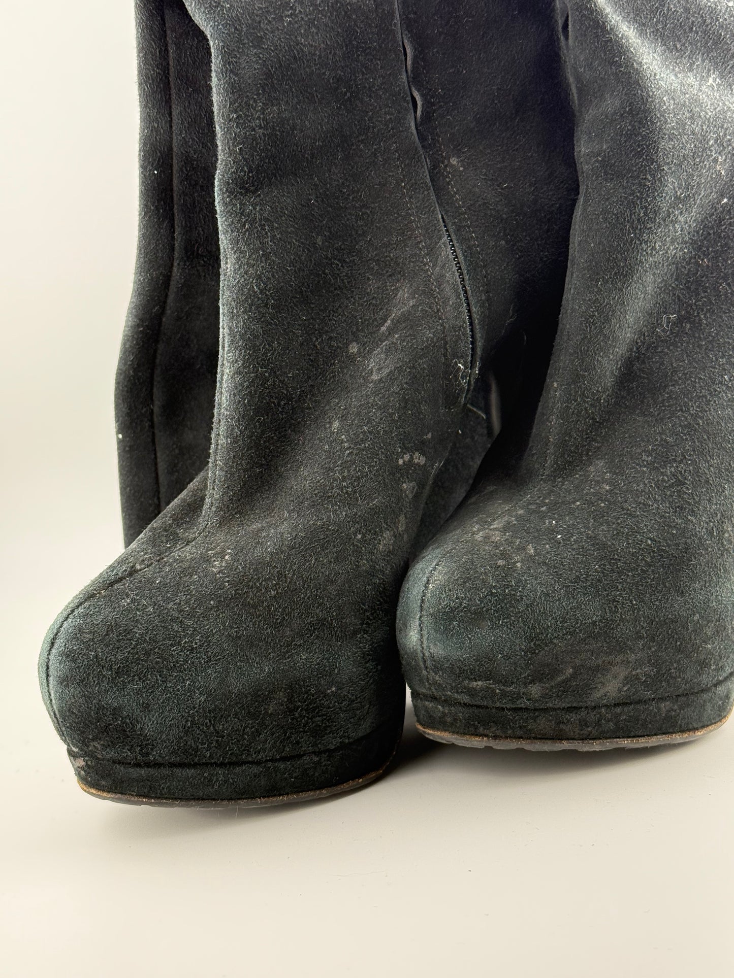 Giuseppe Zanotti Heeled Knee High Suede Boots (EUR 38)
