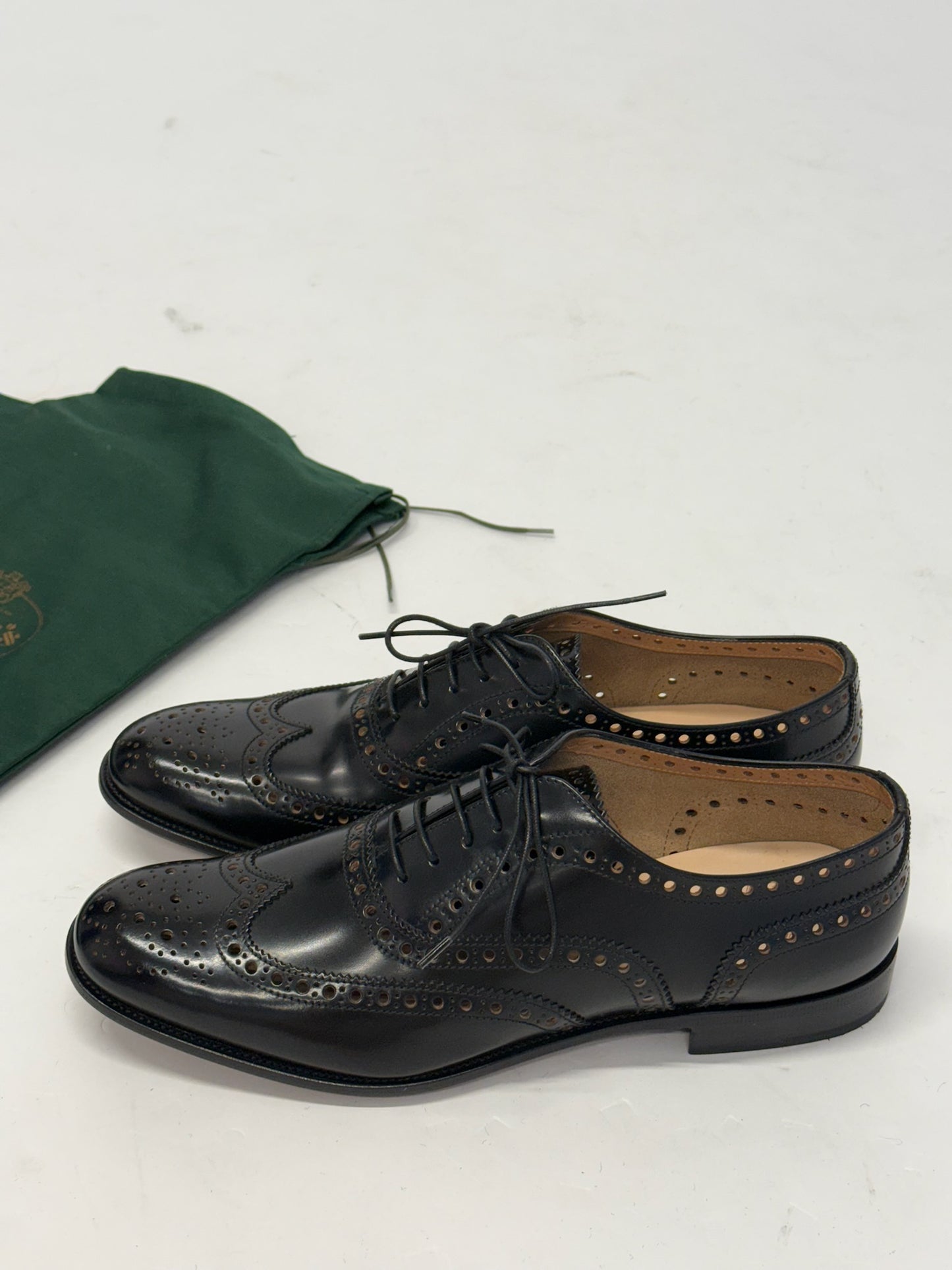 Church's Burwood WP Leather Oxford Brogues - Black (39.5 EUR)