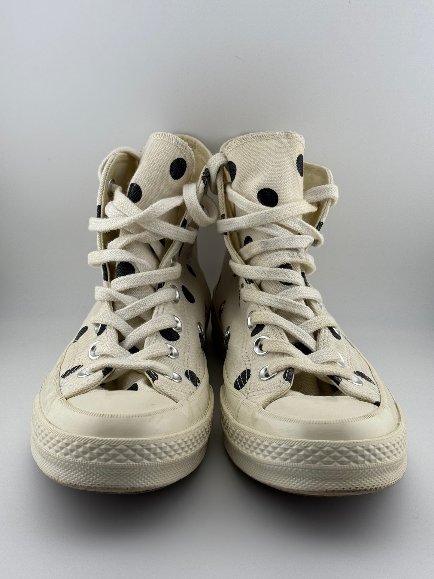 Comme des Garçons X Converse High Top - Polka Dot (UK 6)