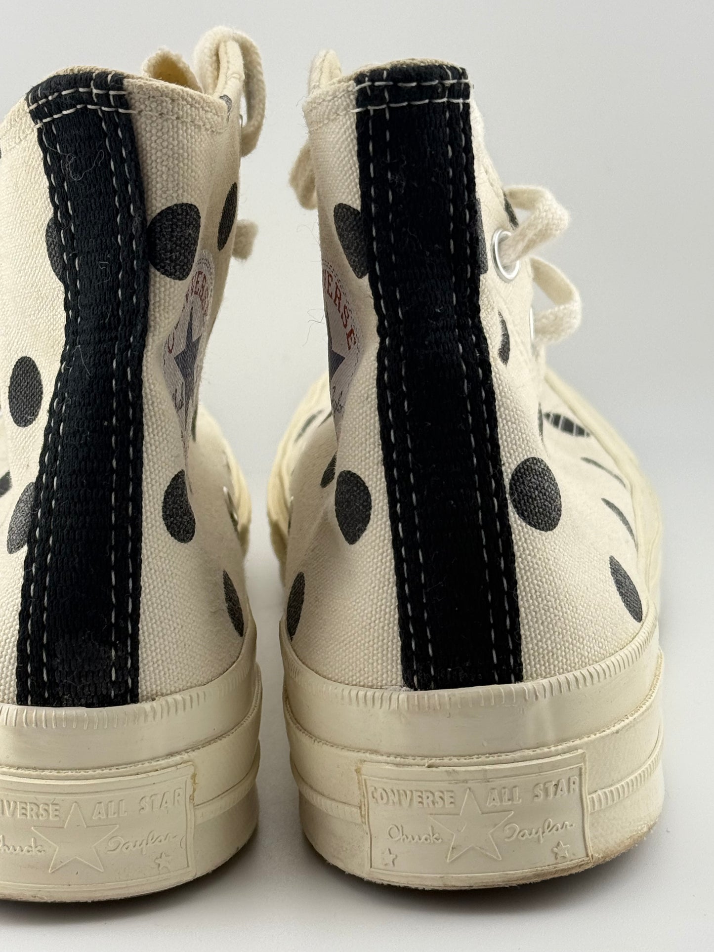 Comme des Garçons X Converse High Top - Polka Dot (UK 6)
