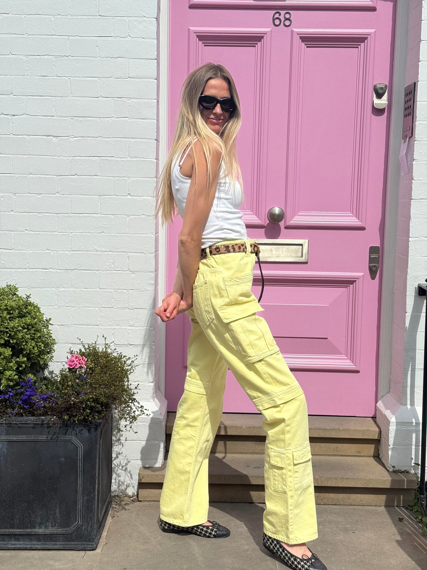 Isabel Marrant Yellow Combat Trousers