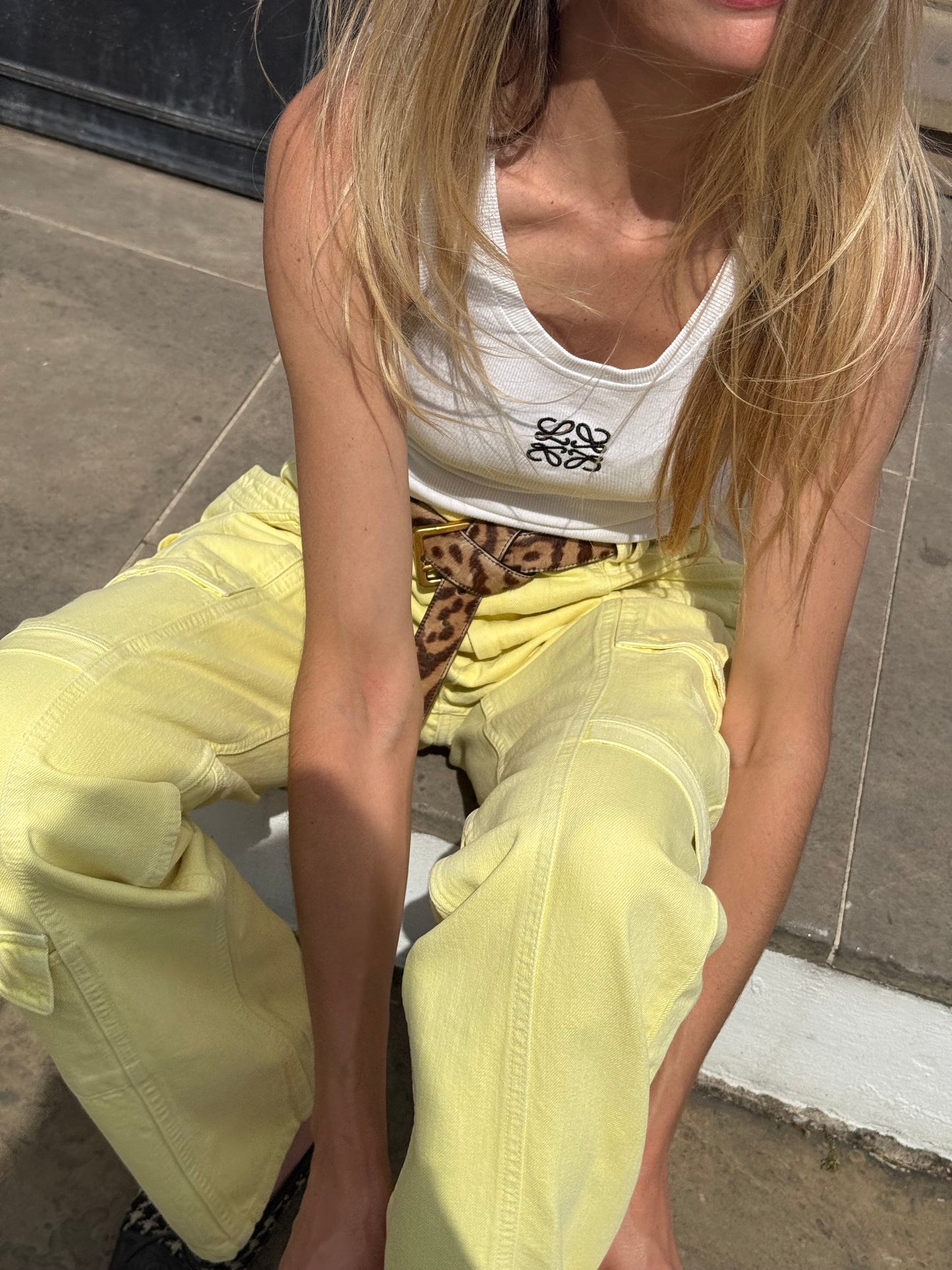 Isabel Marrant Yellow Combat Trousers