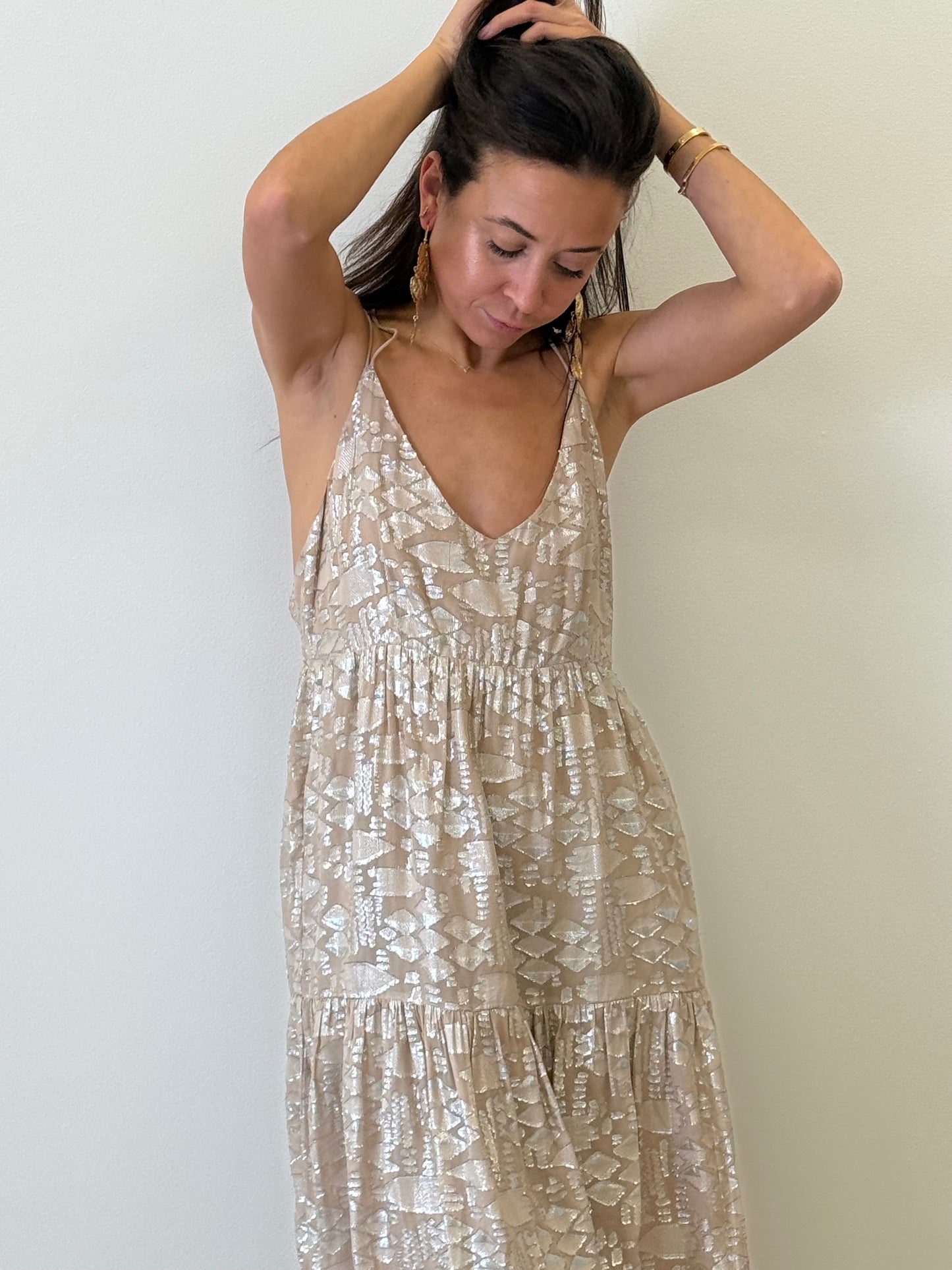Gestuz Dress - Silver (Size 34)
