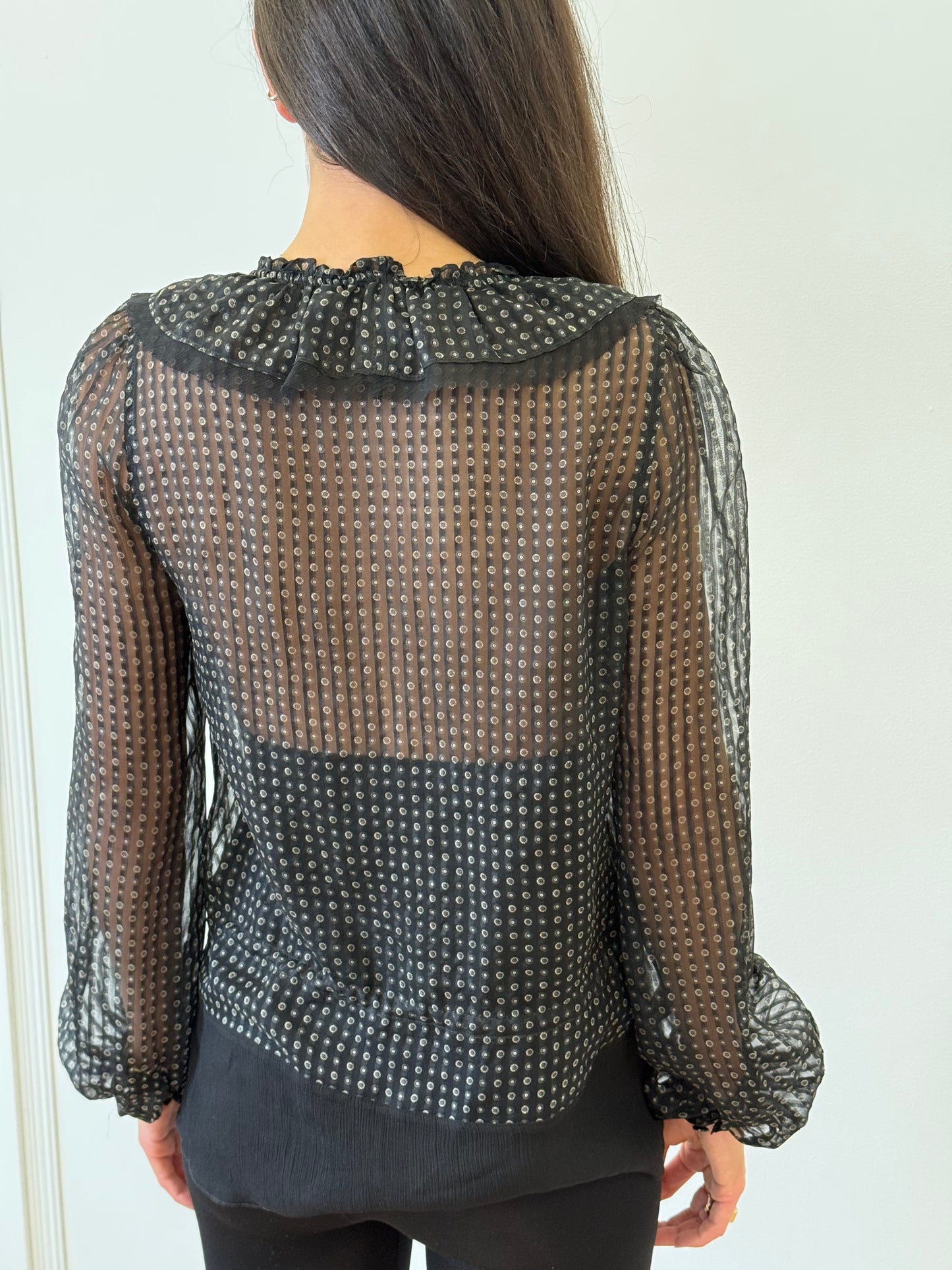Chloé Blouse - Black (Size 36)