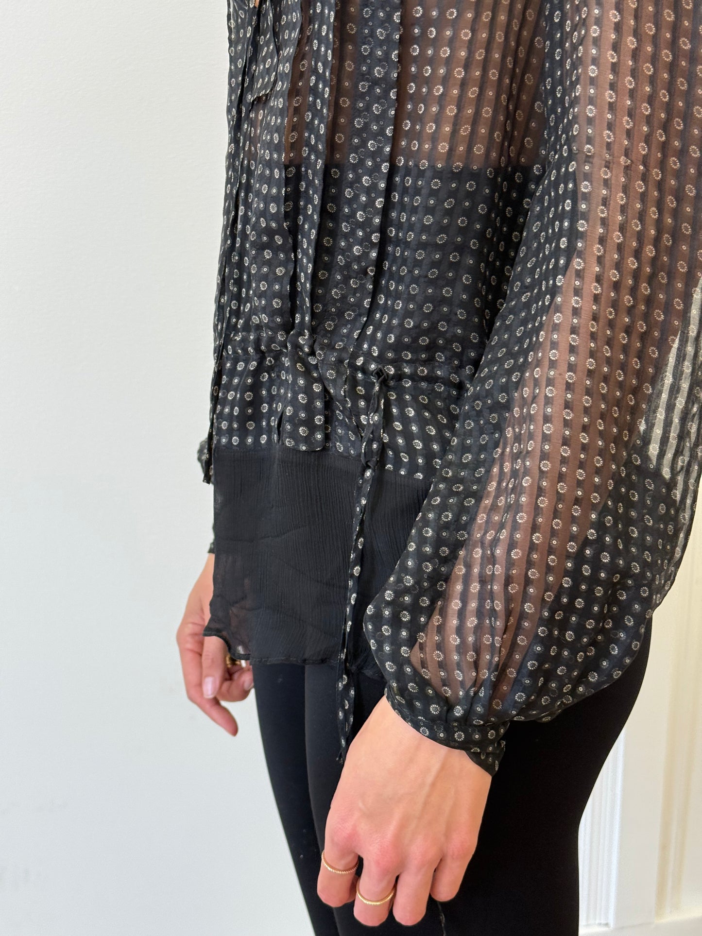 Chloé Blouse - Black (Size 36)
