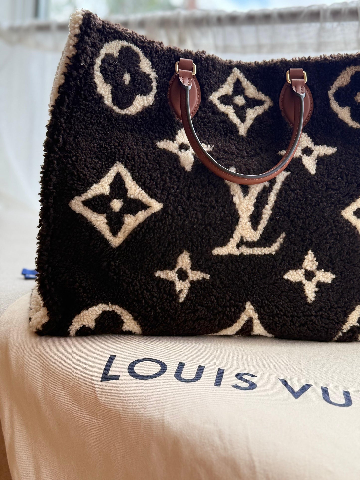 Louis Vuitton Monogram LV Teddy Onthedo GM Tote Bag Monogram Teddy M55240 Brown Woman Auth LV New