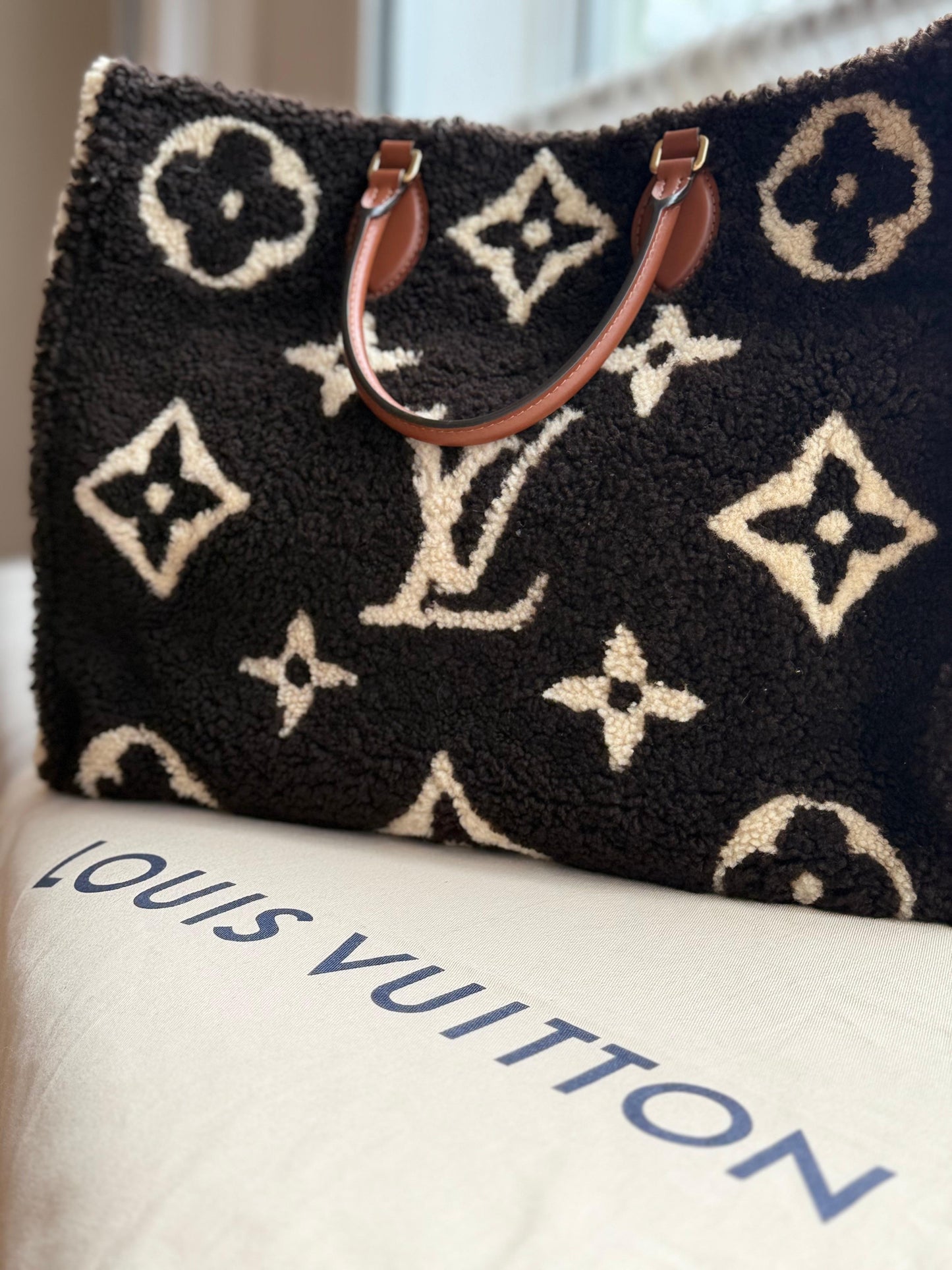 Louis Vuitton Monogram LV Teddy Onthedo GM Tote Bag Monogram Teddy M55240 Brown Woman Auth LV New