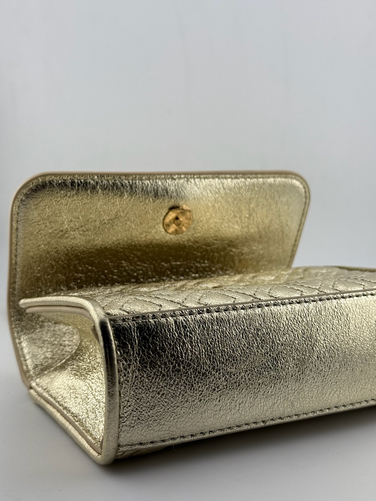 Tory Burch Fleming Cross Body Mini Bag - Gold