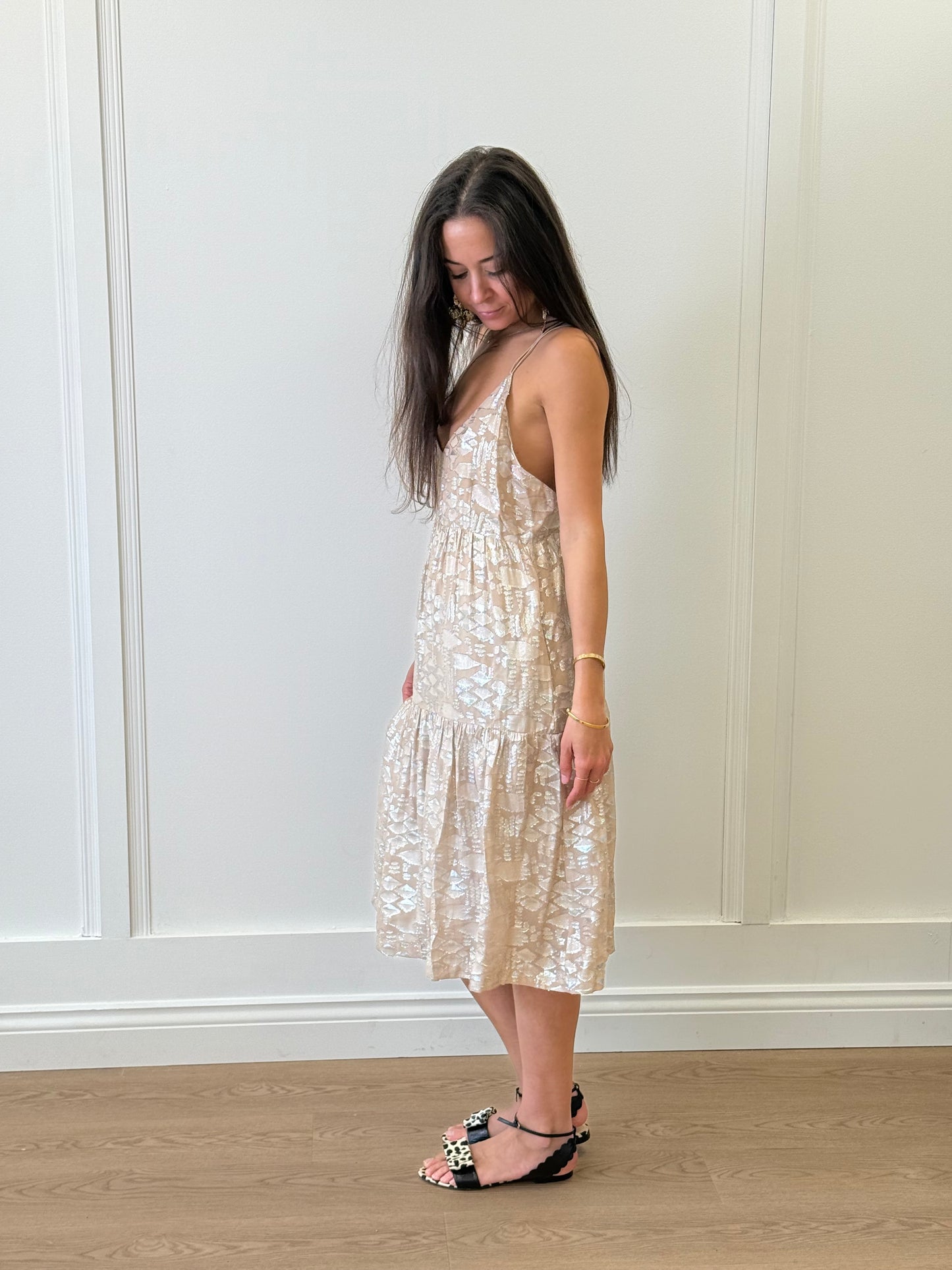 Gestuz Dress - Silver (Size 34)