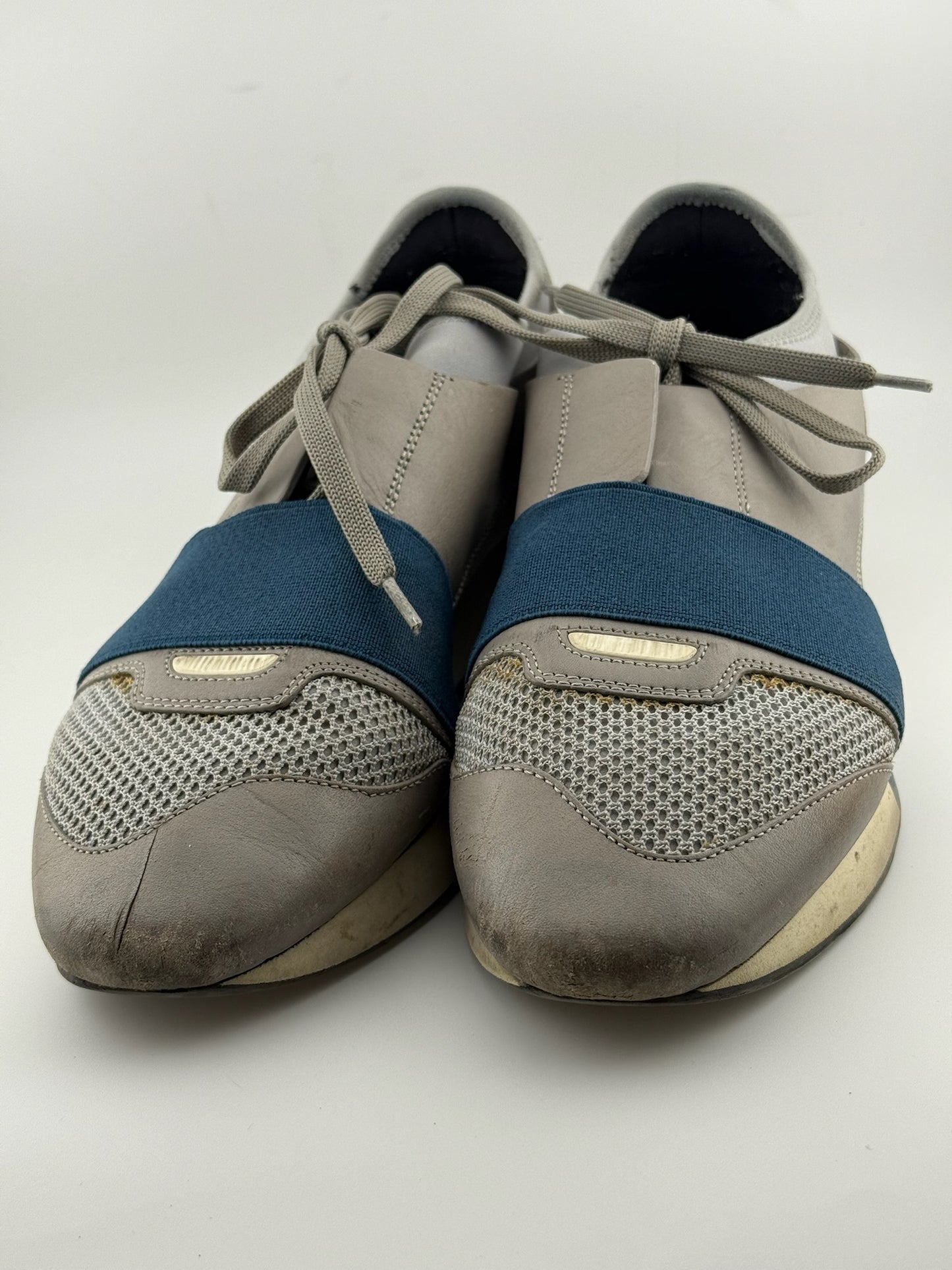 Balenciaga Trainers – Grey & Blue (EU 39)