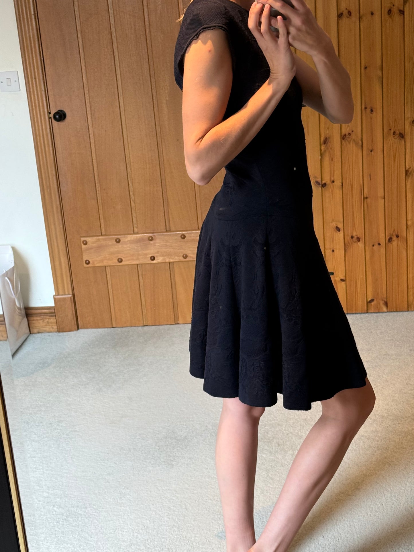 Alexander McQueen Wool Dress – Size S (Sample)