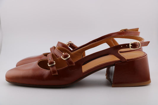 Sezane Mary Jane Court Shoes with Block Heel (EUR 39)