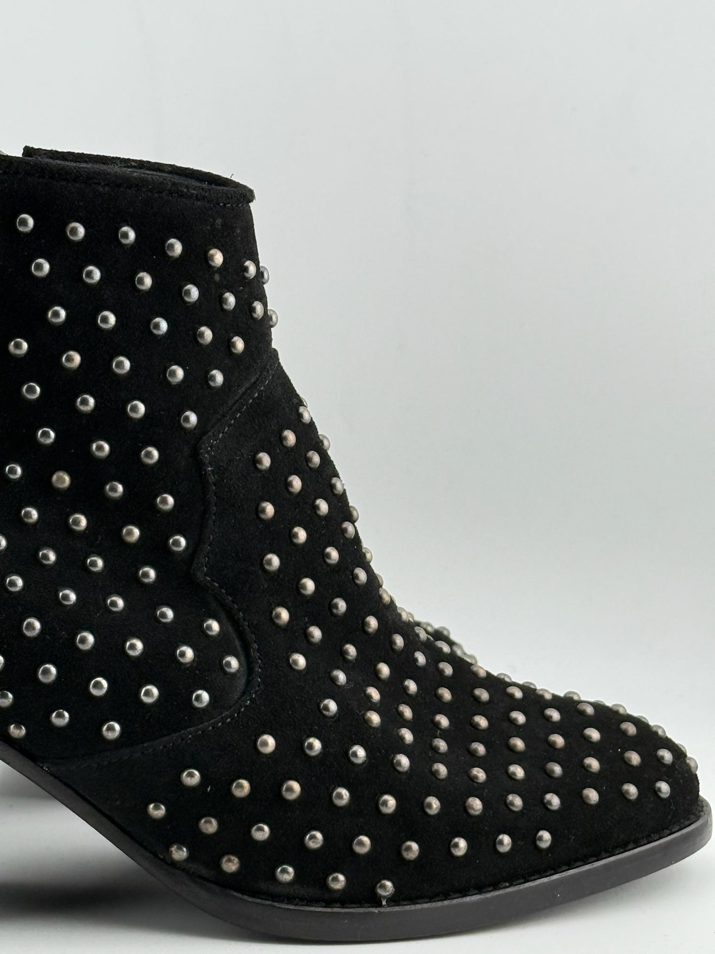 Zadig & Voltaire Studded Western Ankle Boots - Black (EUR 37)
