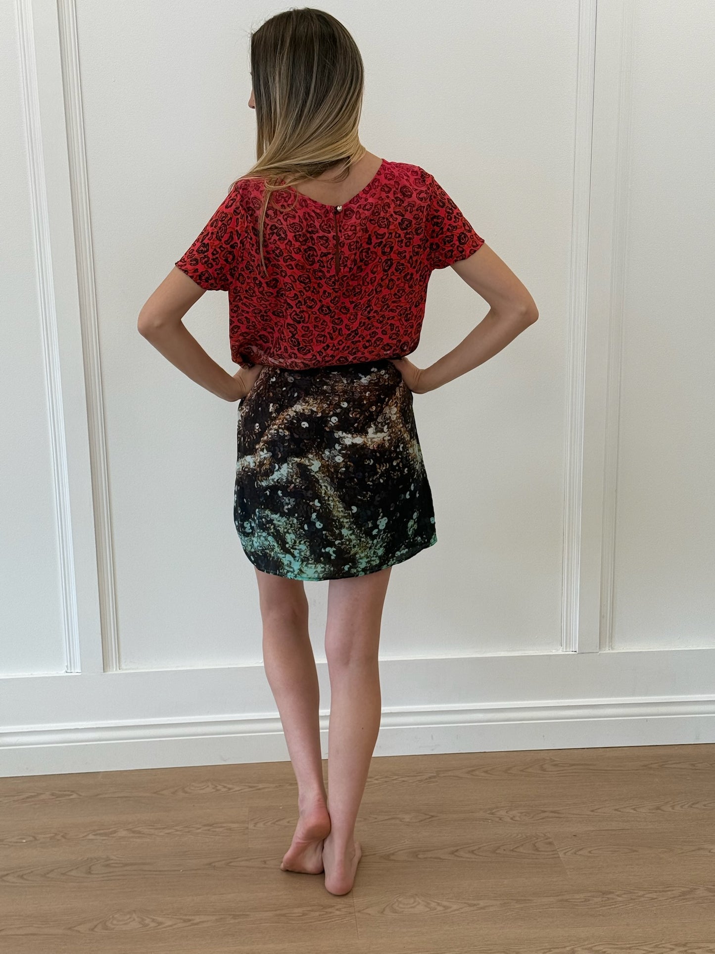 Deetz Multi Leopard Dress - Multi Leopard (S/M)
