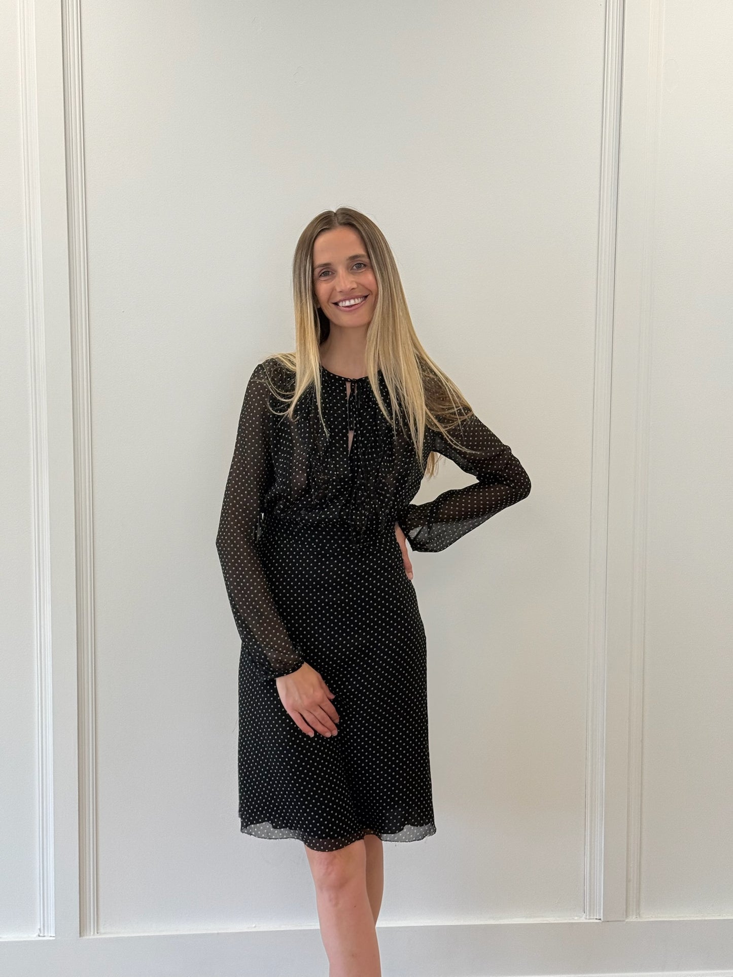 L'Agence Star Dress - Black (Size 2)