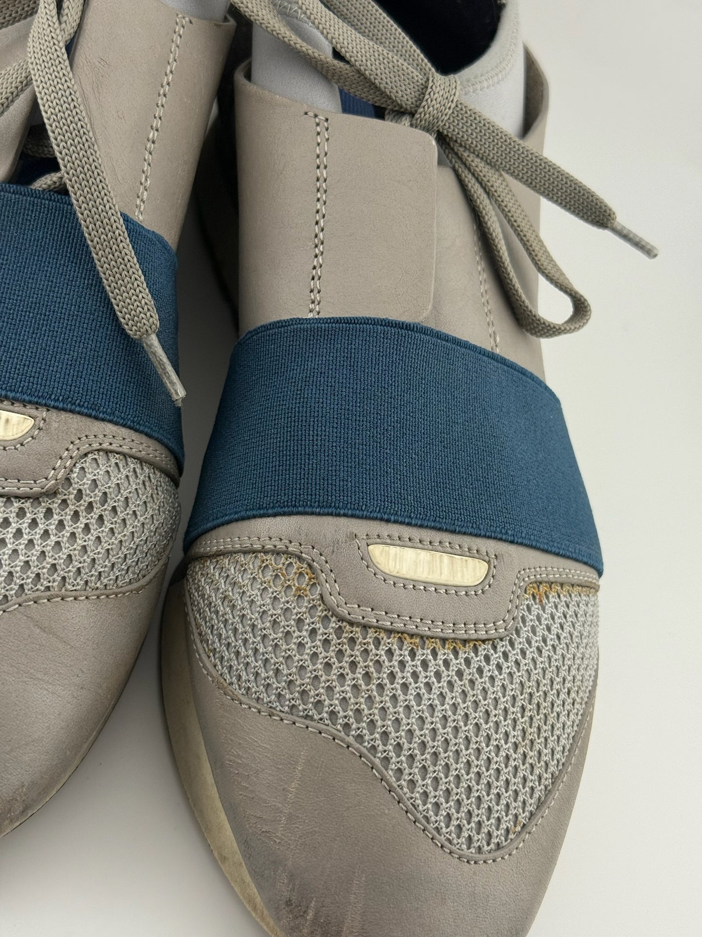Balenciaga Trainers – Grey & Blue (EU 39)