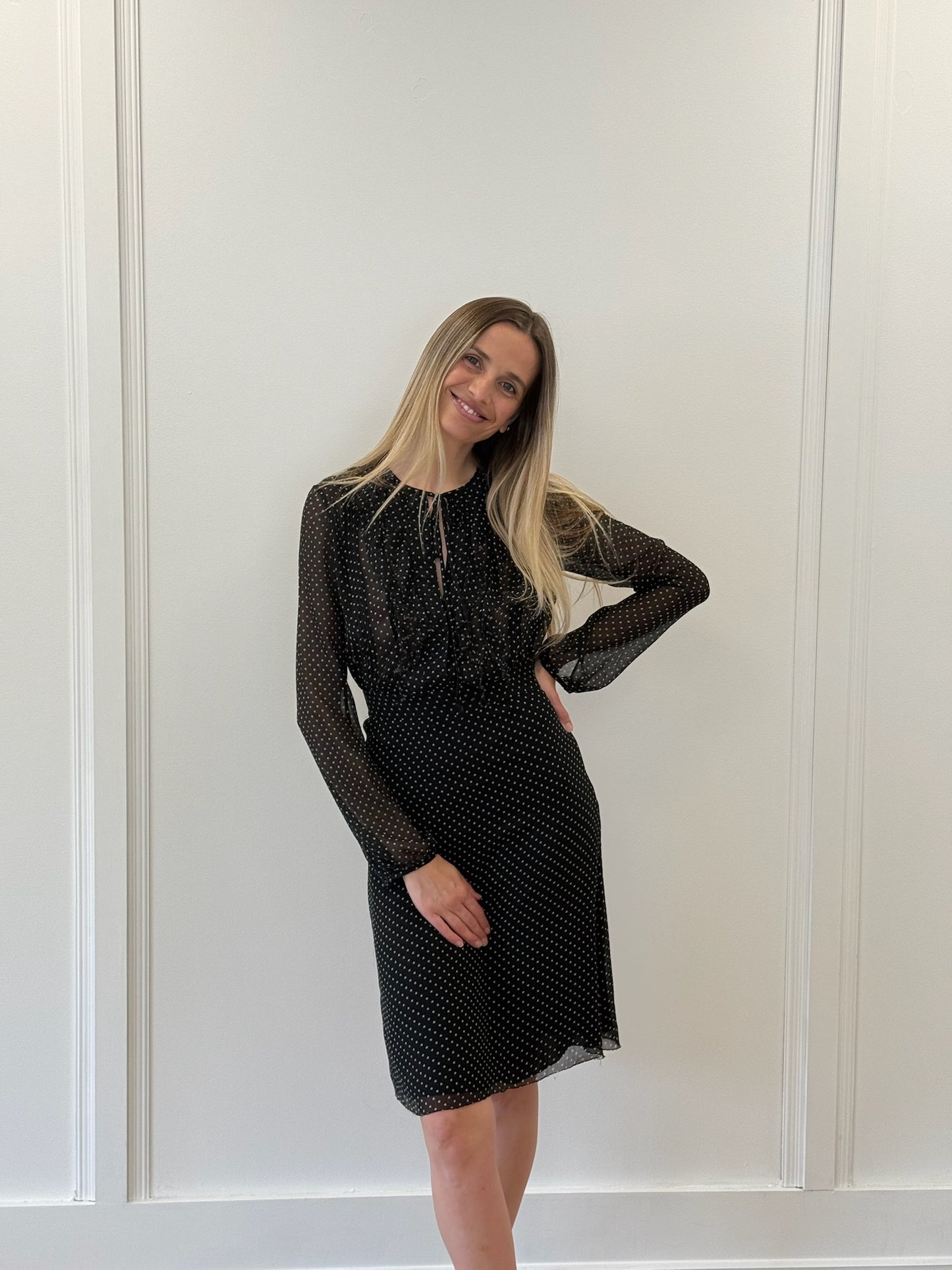 L'Agence Star Dress - Black (Size 2)