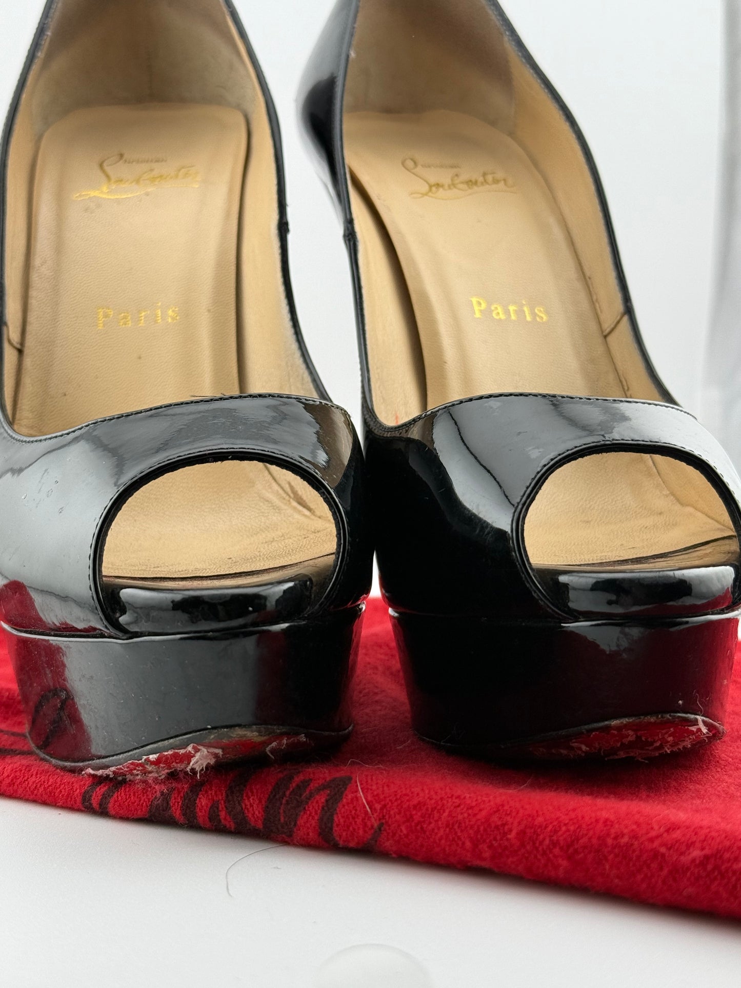 Christian Louboutin Very Privé Open Toe Stilettos (EUR 39.5)