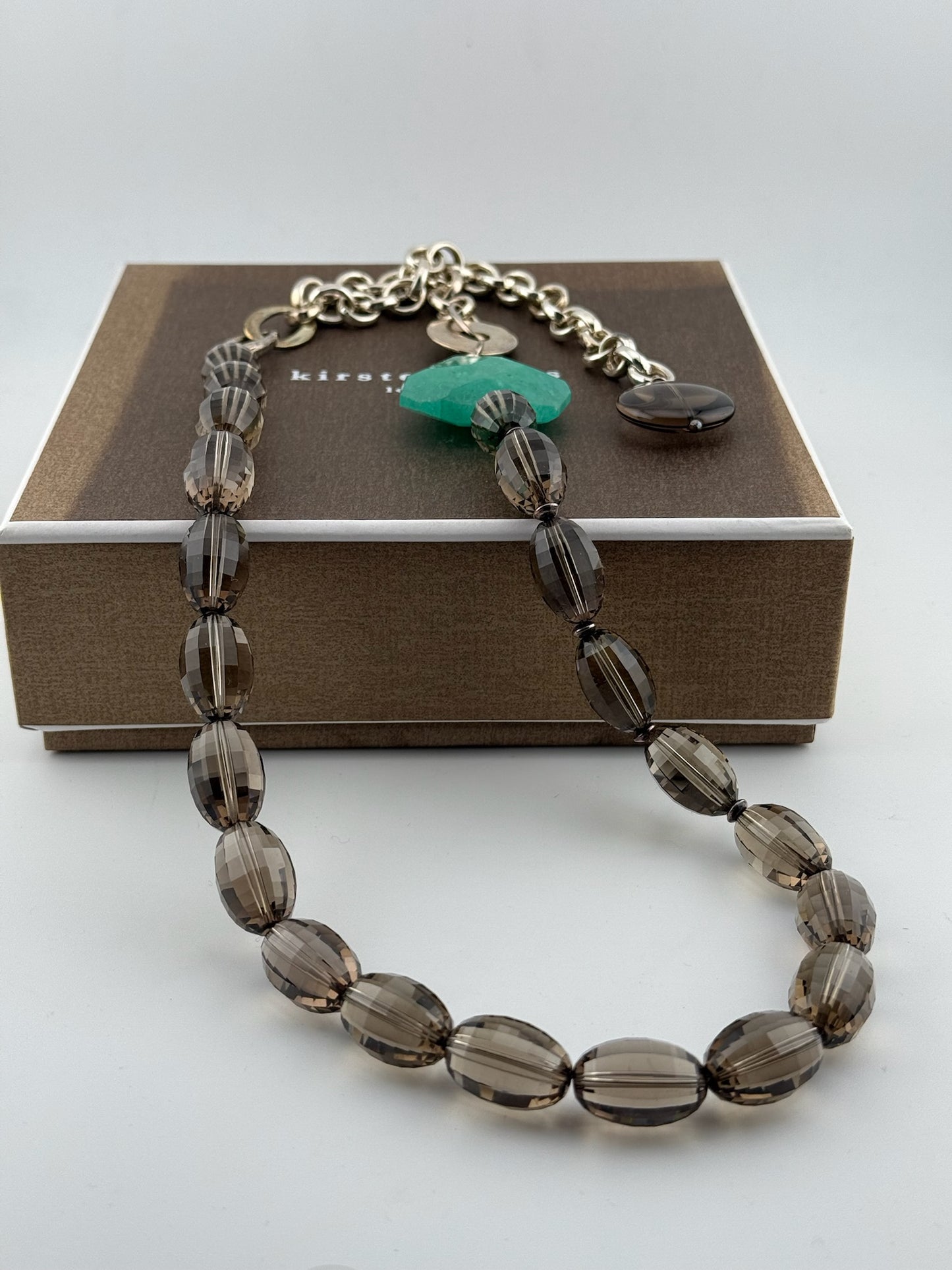 Kirsten Goss Necklace - Black/Green (O/S)