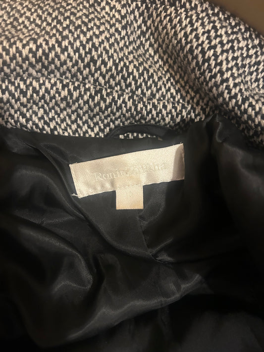 Roman Zilkha Grey Poncho-Style Jacket – Size 10