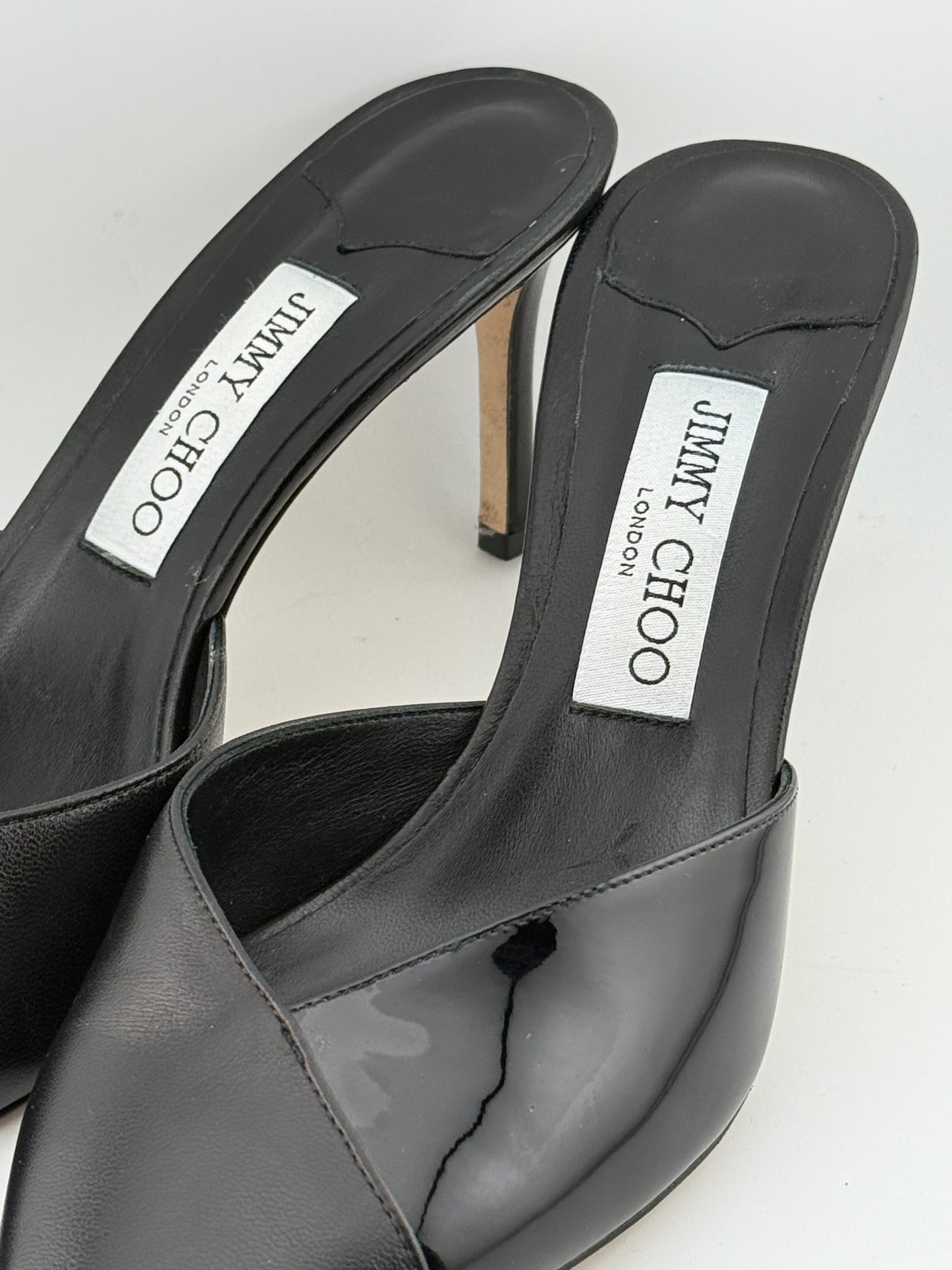 Jimmy Choo Pointed Mules - Black (EUR 39)