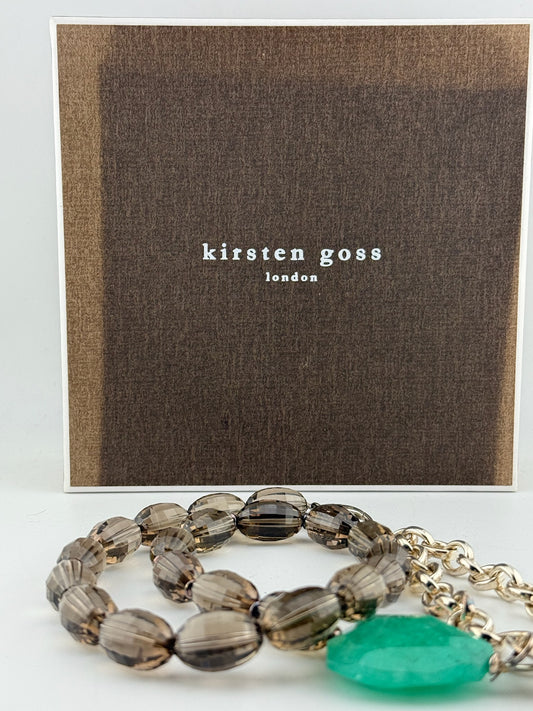Kirsten Goss Necklace - Black/Green (O/S)